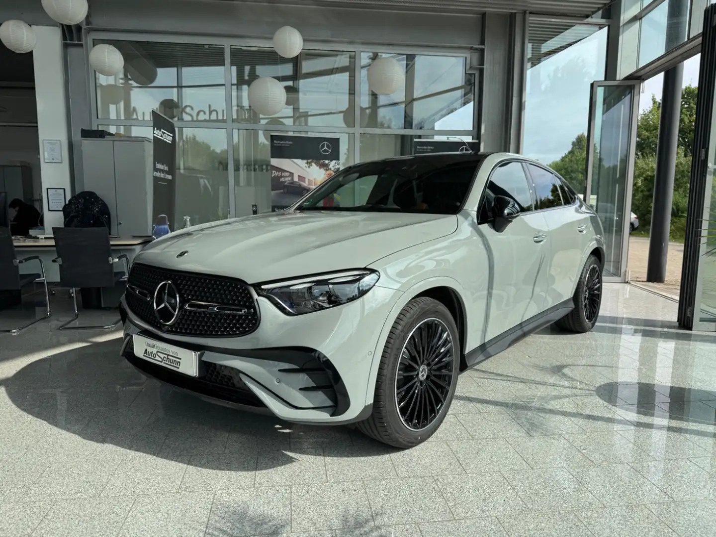 Mercedes-Benz GLC 200 4M AMG+Pano+AHK+Keyless+Burmester+360° Grigio - 1