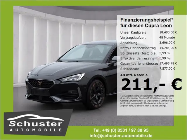 CUPRA Leon e-Hybrid*Panodach Schalensitze LED ACC 19*