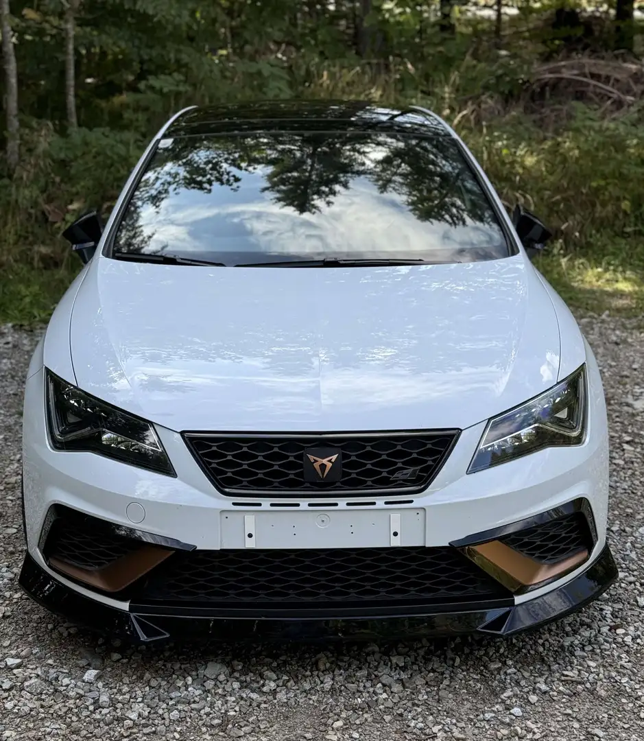 SEAT Leon Cupra 2,0 TSI DSG *Klappenausp/Navi/Pano/Rückfahrk Weiß - 1
