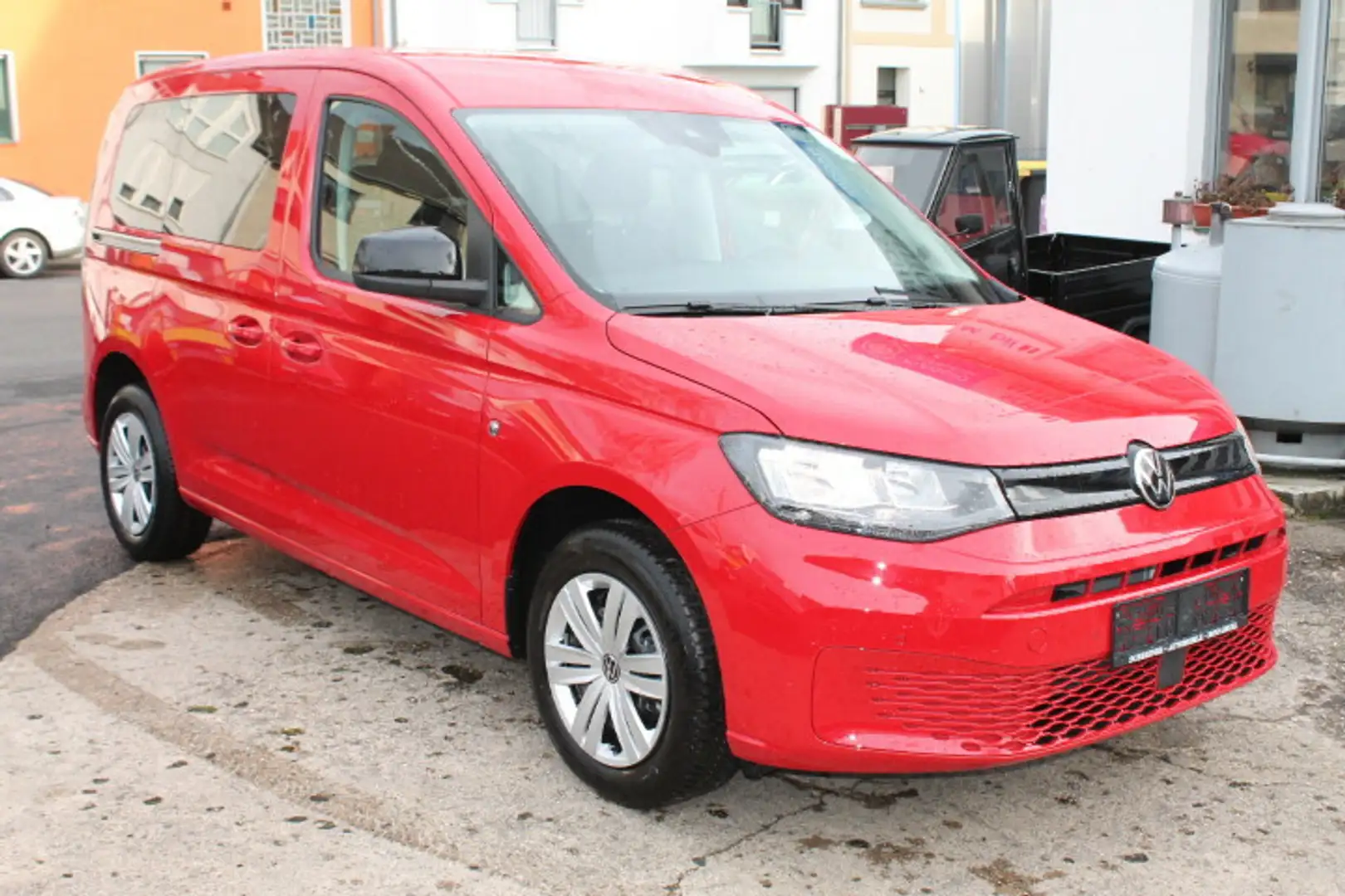 Volkswagen Caddy 5-Sitz 2,0 TDi Klima PDC Kamera SOFORT !!! Rot - 2