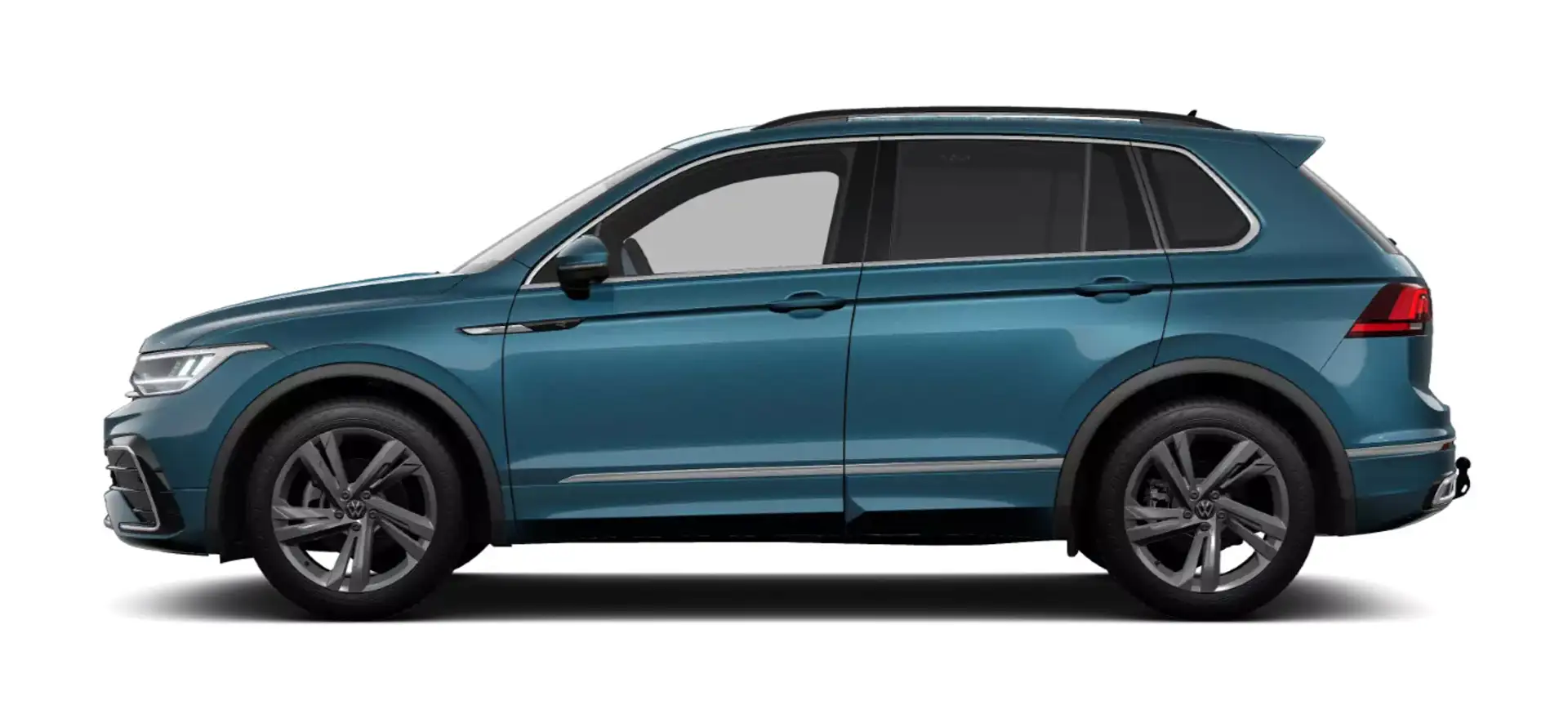 Volkswagen Tiguan 2.0 TDI R-Line*Leder*Stand*Pano*AHK*RFK* Blau - 2