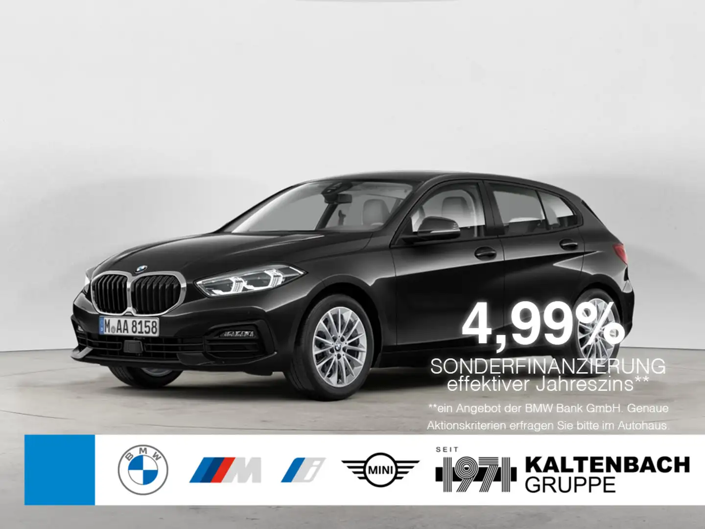 BMW 118 I LED ACC NAVI KAMERA ALUFELGEN 17 ZOLL Schwarz - 1
