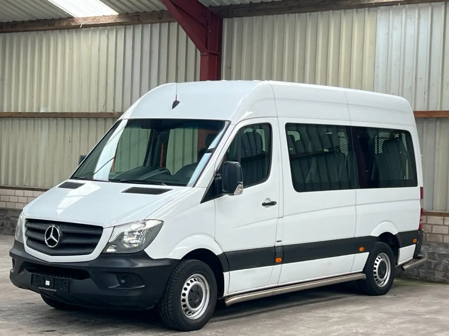 Mercedes-Benz Sprinter 313 BlueTEC 9 Sitze+Lift ENGINE BROKEN Weiß - 1