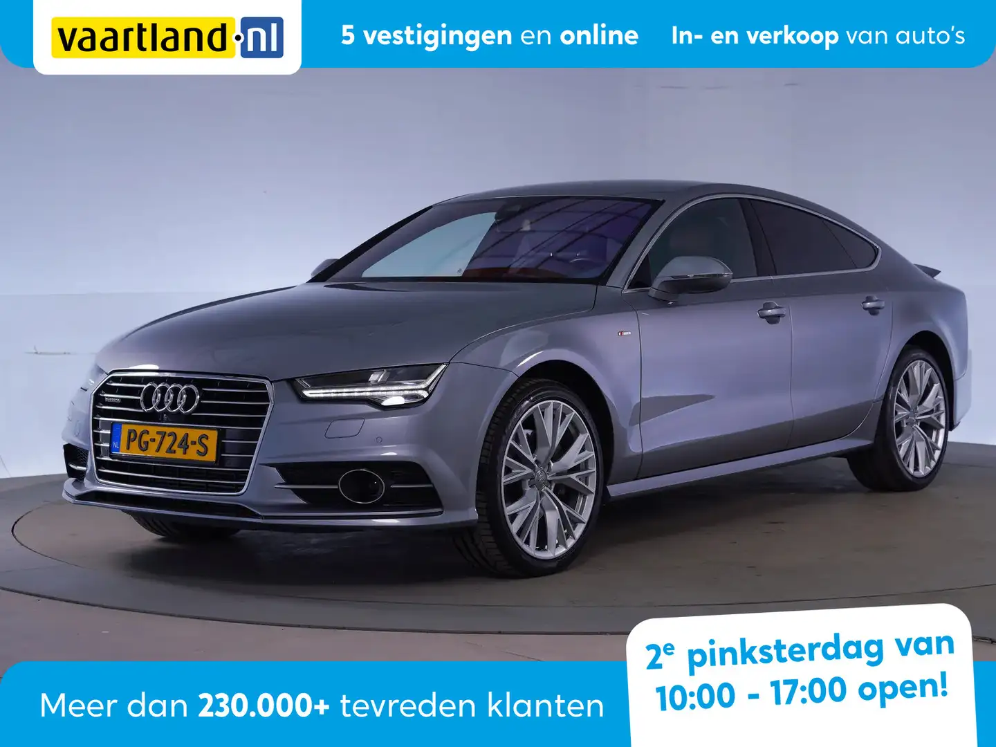Audi A7 3.0 TDI Quattro Pro Line Plus [ S-Line Luchtvering Grijs - 1