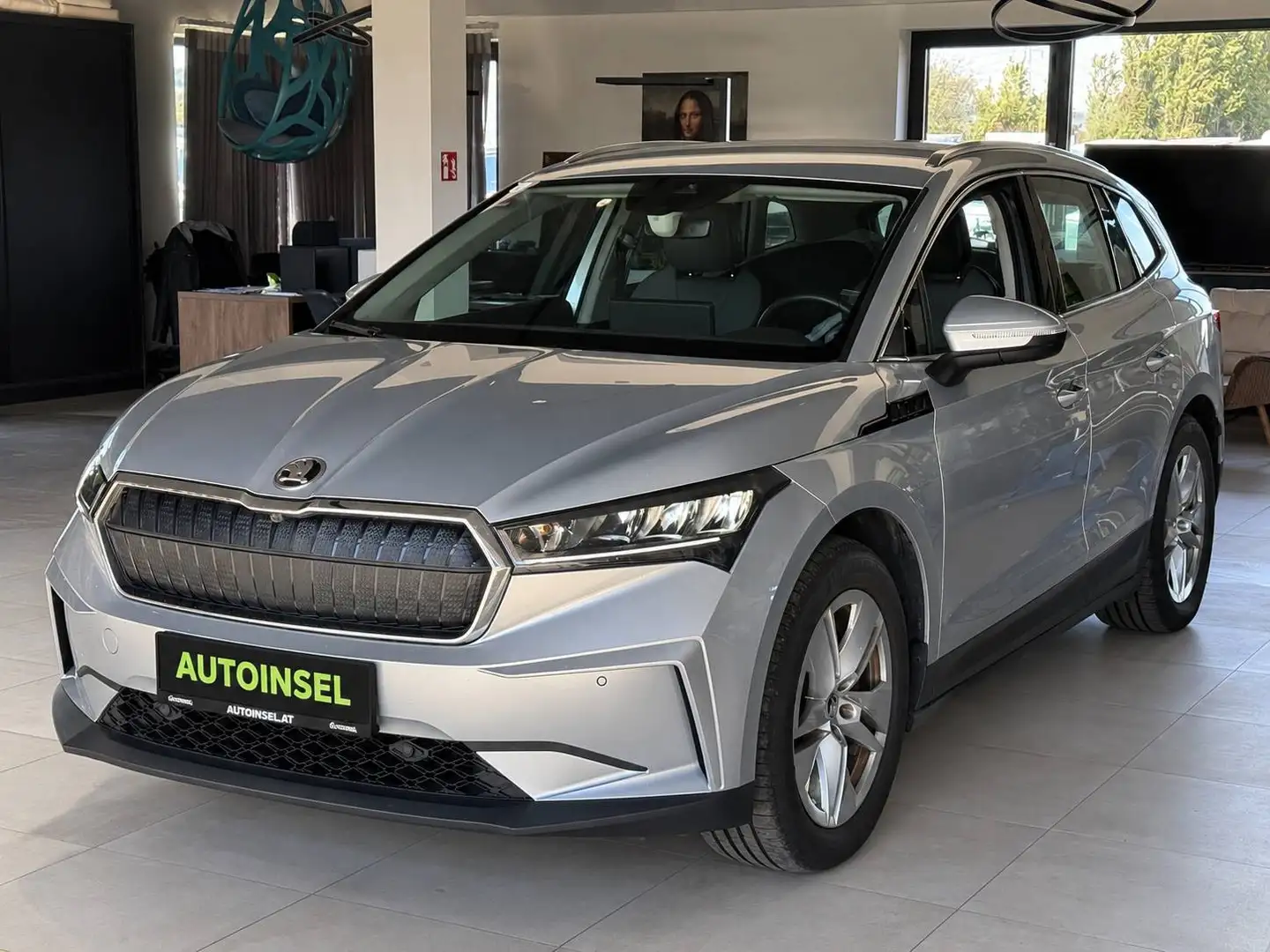 Skoda Enyaq Enyaq Lenkrad-Heizung+Kamera+Navi+AHK+Spurhalteassistent+Ambiente+1.Besitz Grau - 2