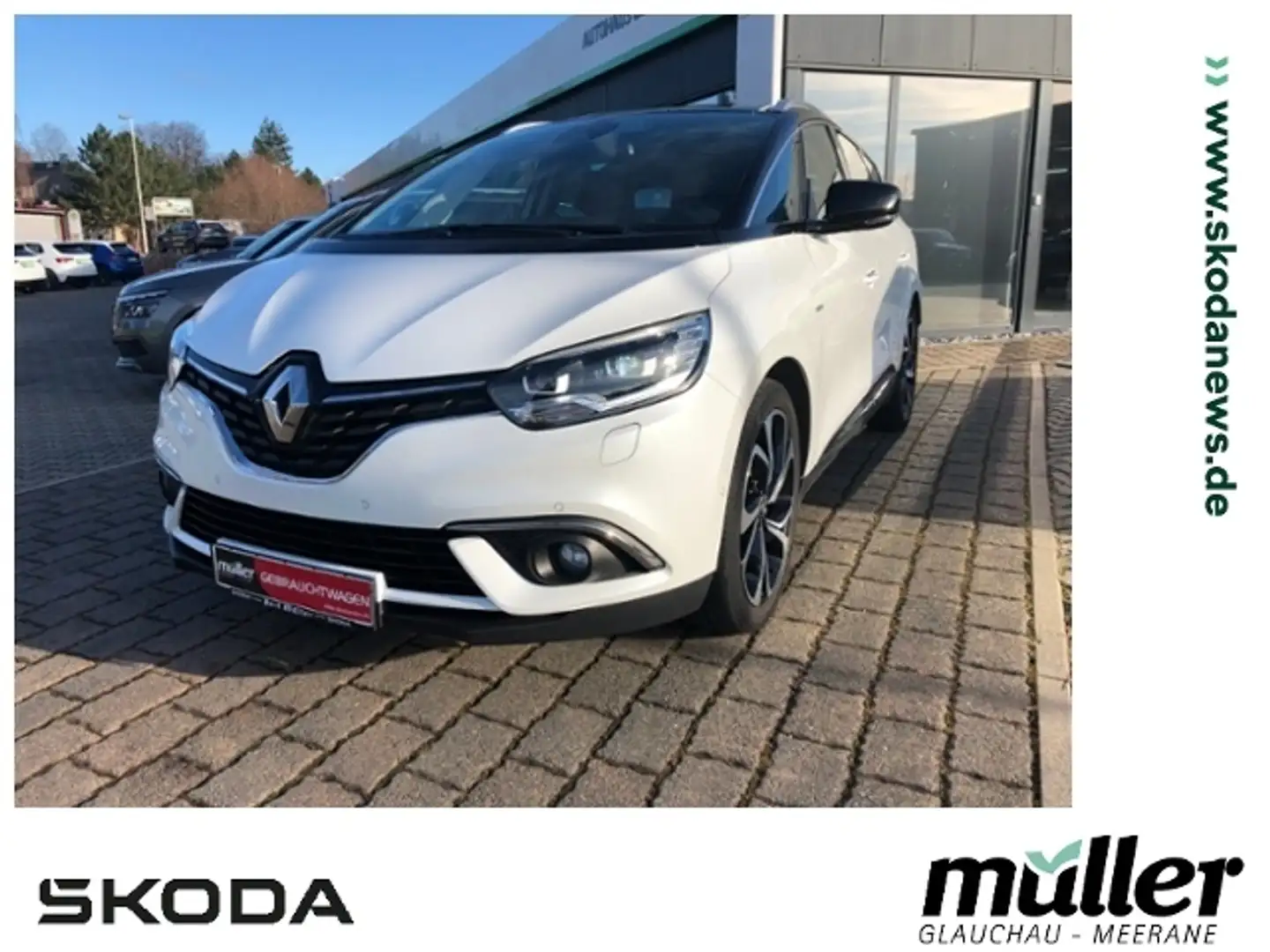 Renault Grand Scenic IV BOSE Edition AHK Navi LED Blanco - 1