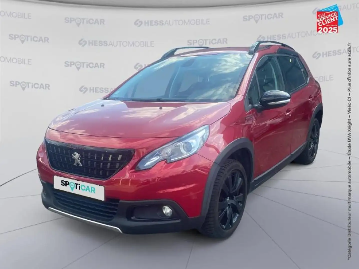 Peugeot 2008 1.2 PureTech 130ch E6.c GT Line S/S GPS Carplay Rouge - 1