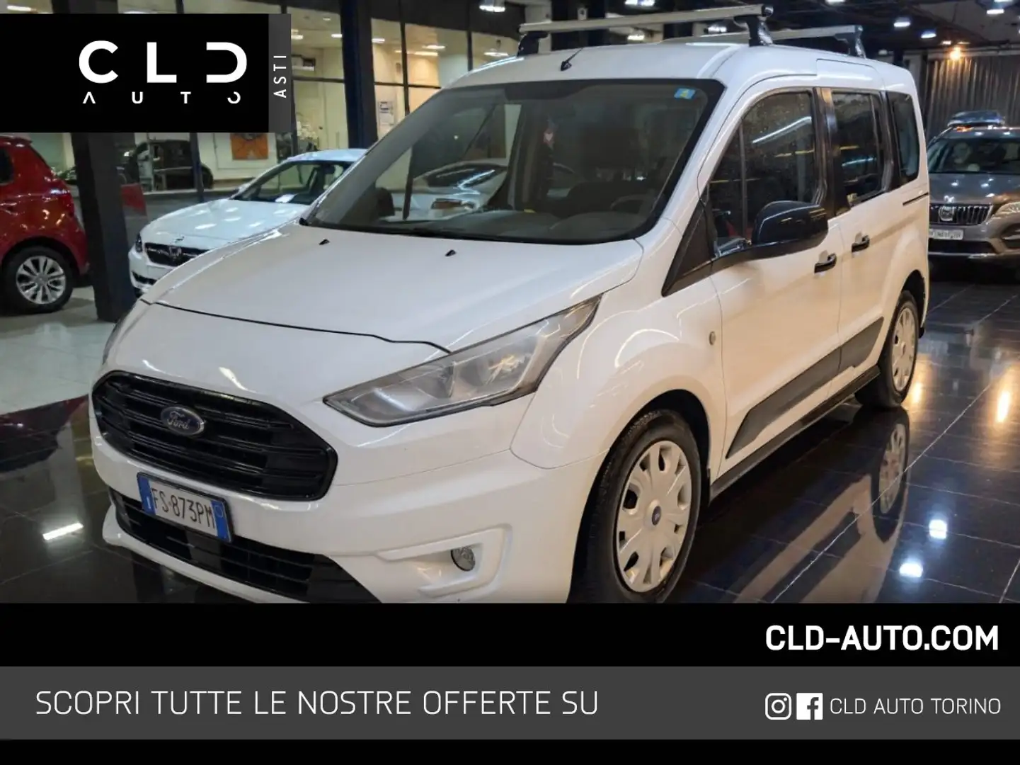 Ford Tourneo Connect 1.5 tdci 101 cv Blanc - 1