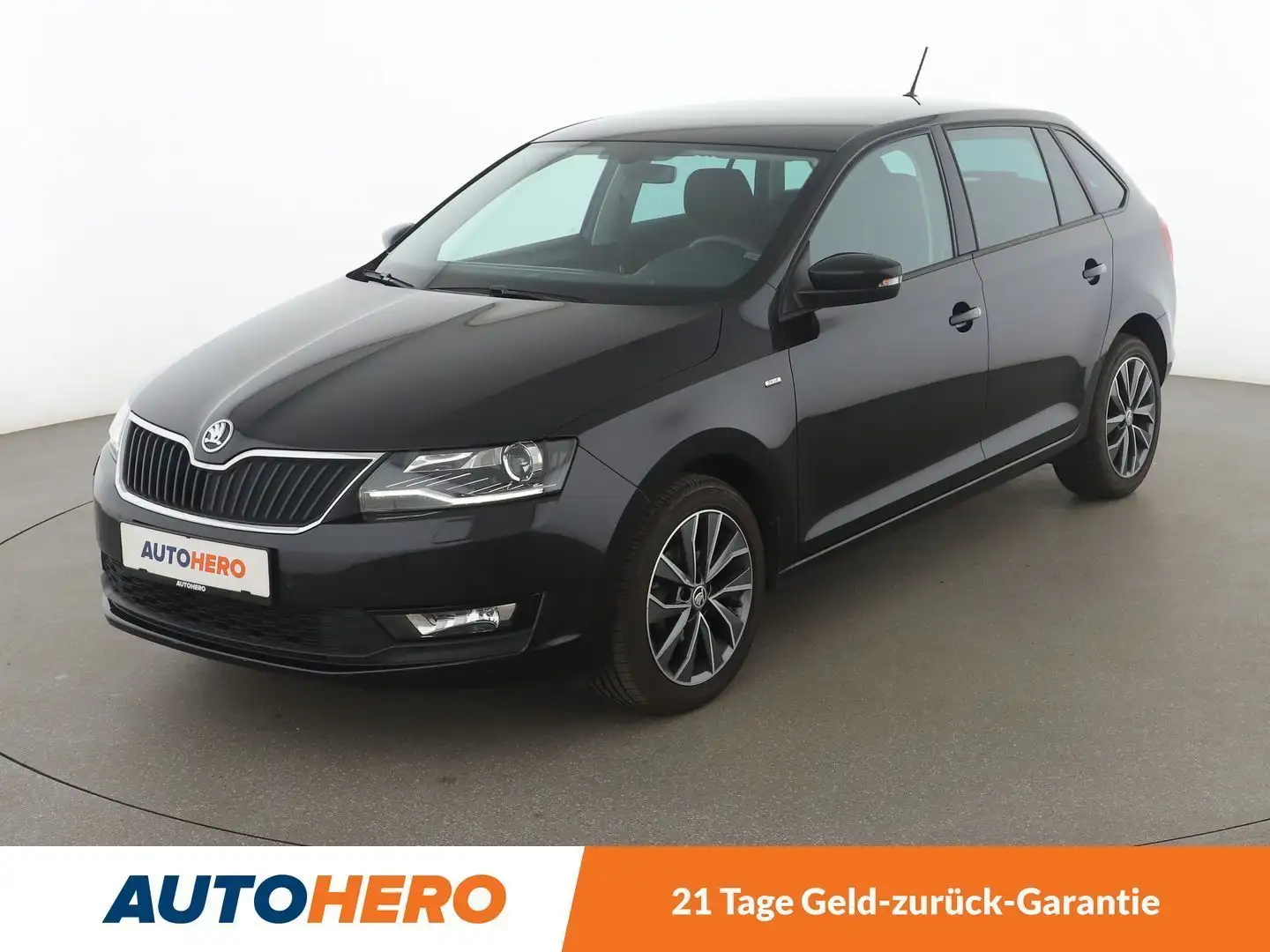 Skoda Rapid/Spaceback 1.0 TSI Drive*TEMPO*PDC*SHZ*KLIMA*GARANTIE* Schwarz - 1