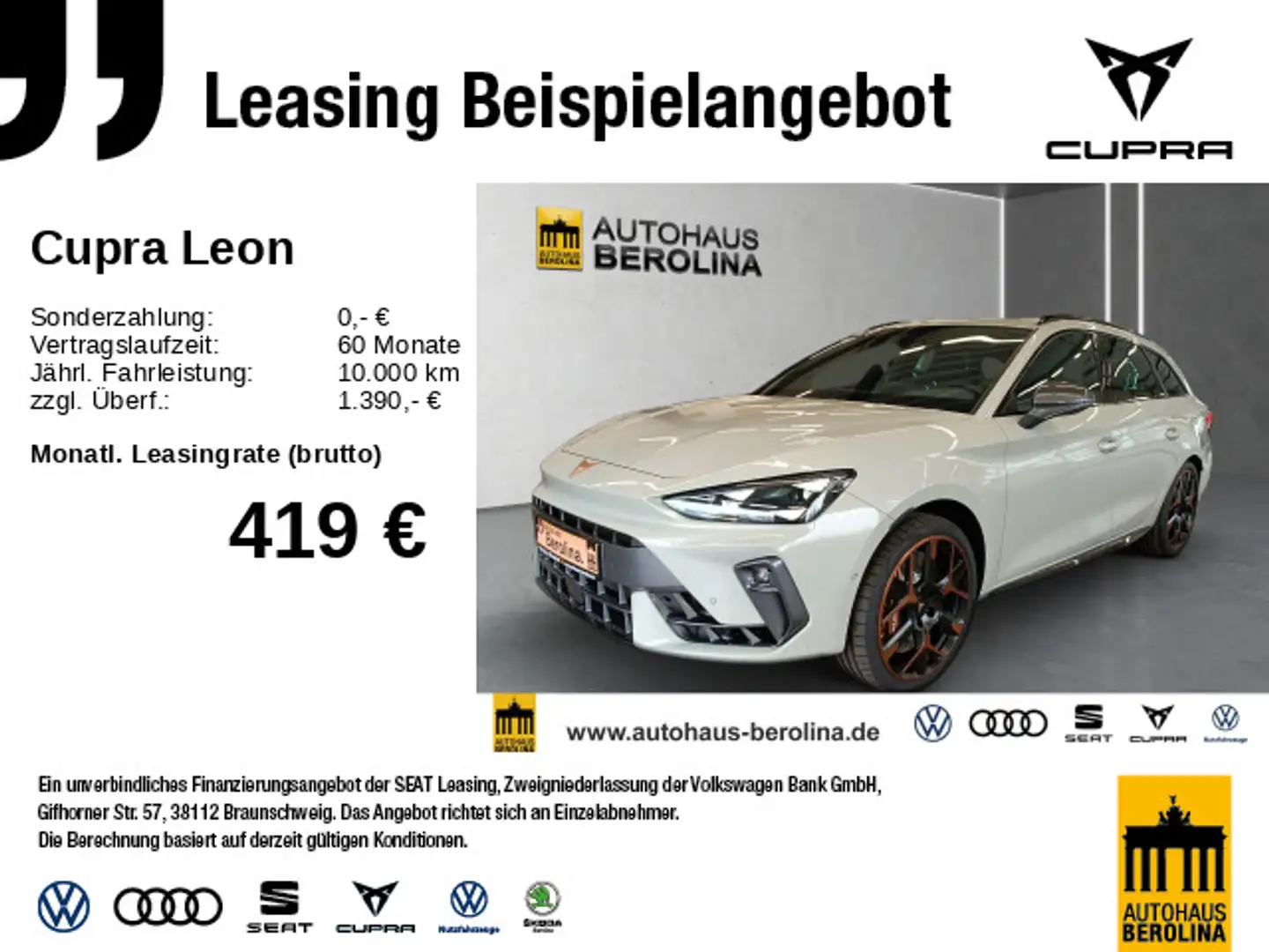 CUPRA Leon ST 2.0 TSI 4D VZ Extreme DSG *PANO*MATRIX* Gris - 1