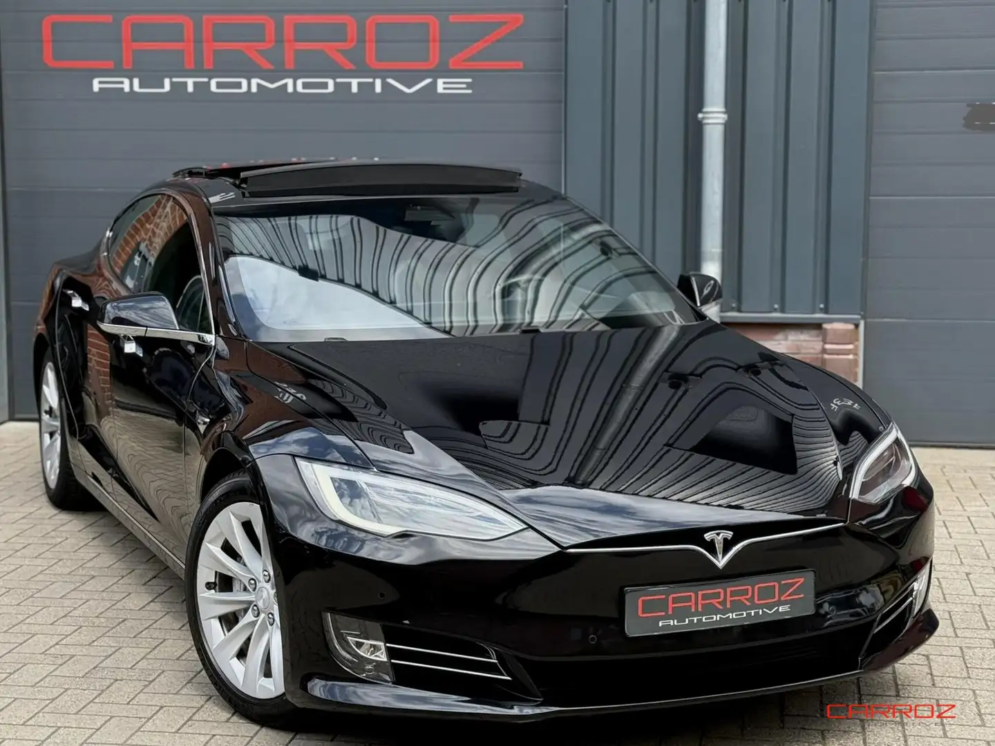 Tesla Model S 90D Pano Trekhaak Luchtvering Leer Zwart - 1