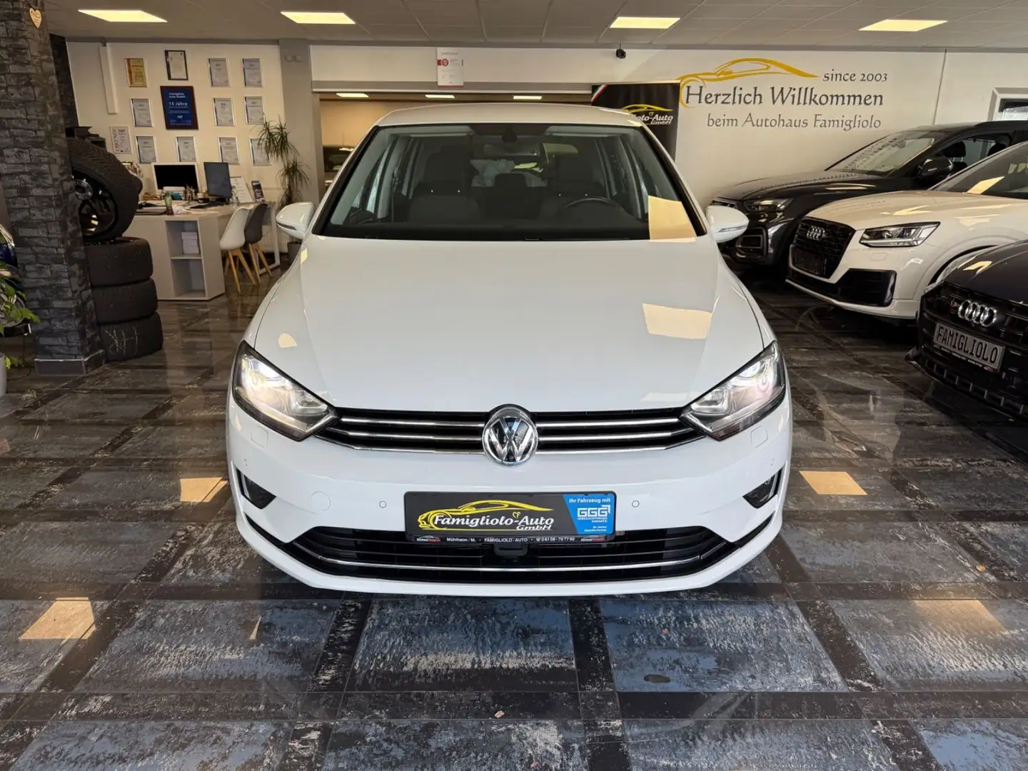 Volkswagen Golf Sportsvan *Highline*Xenon*Touch*Aluräder Weiß - 2