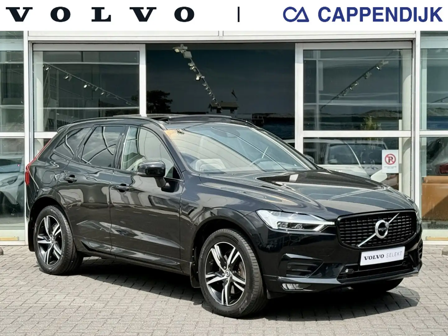 Volvo XC60 B4 197PK R-Design| Panodak| Adap.Cruise| Trekhaak| Zwart - 1