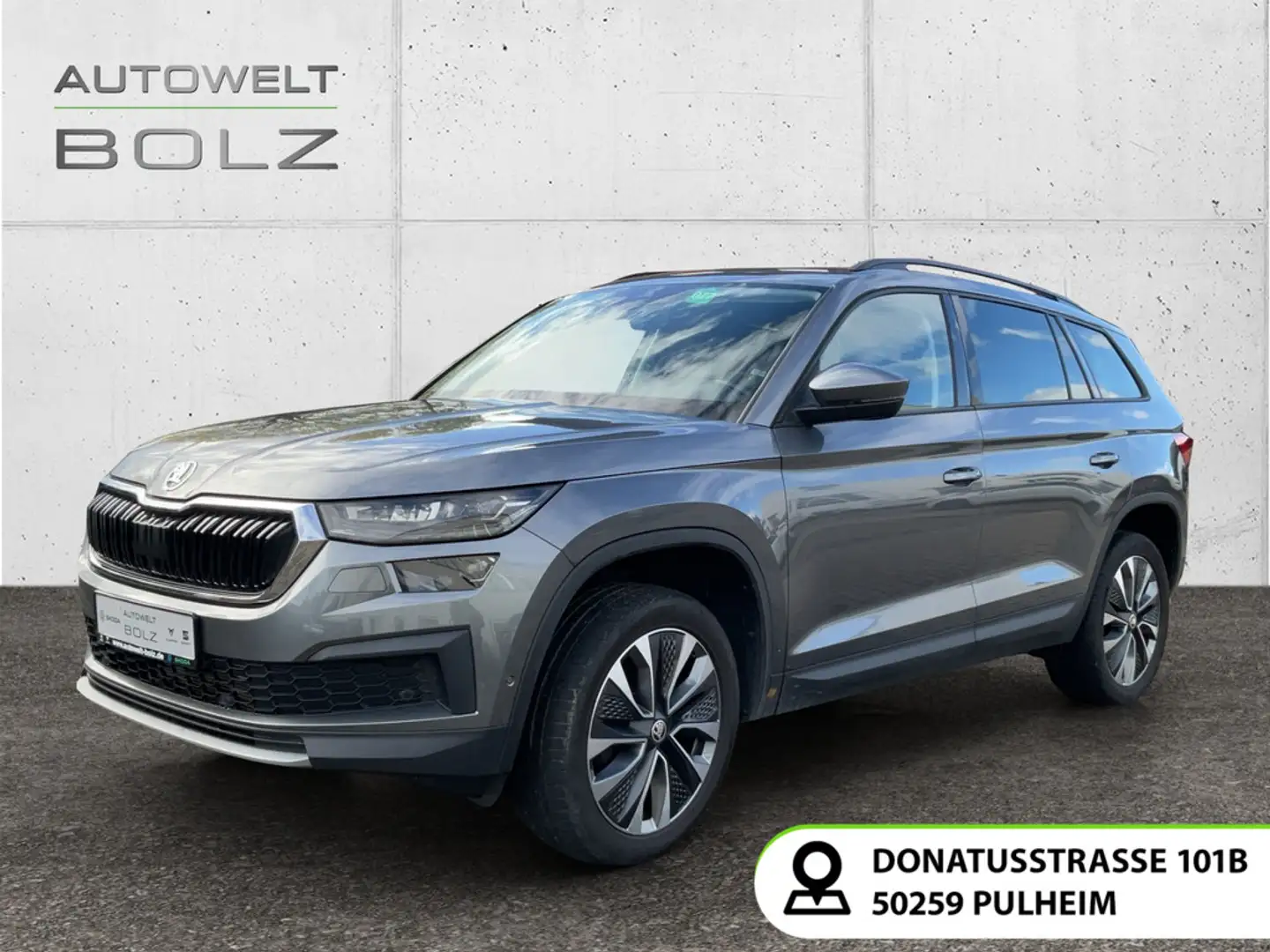 Skoda Kodiaq Tour 4x4 2.0 TDI StandHZG AHK Navi Kamera Grau - 1