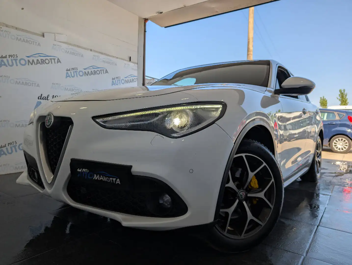 Alfa Romeo Stelvio 2.2 t Super Q4 190cv auto my19 Blanc - 2