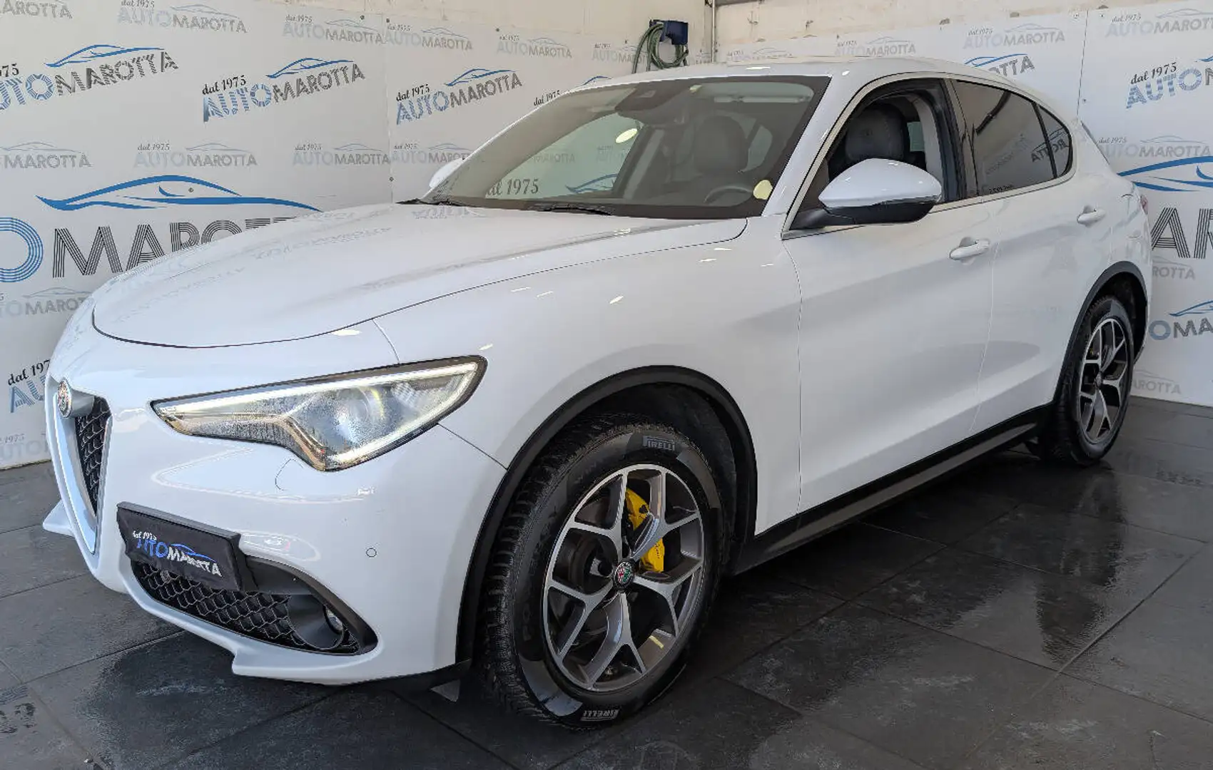 Alfa Romeo Stelvio 2.2 t Super Q4 190cv auto my19 Blanc - 1