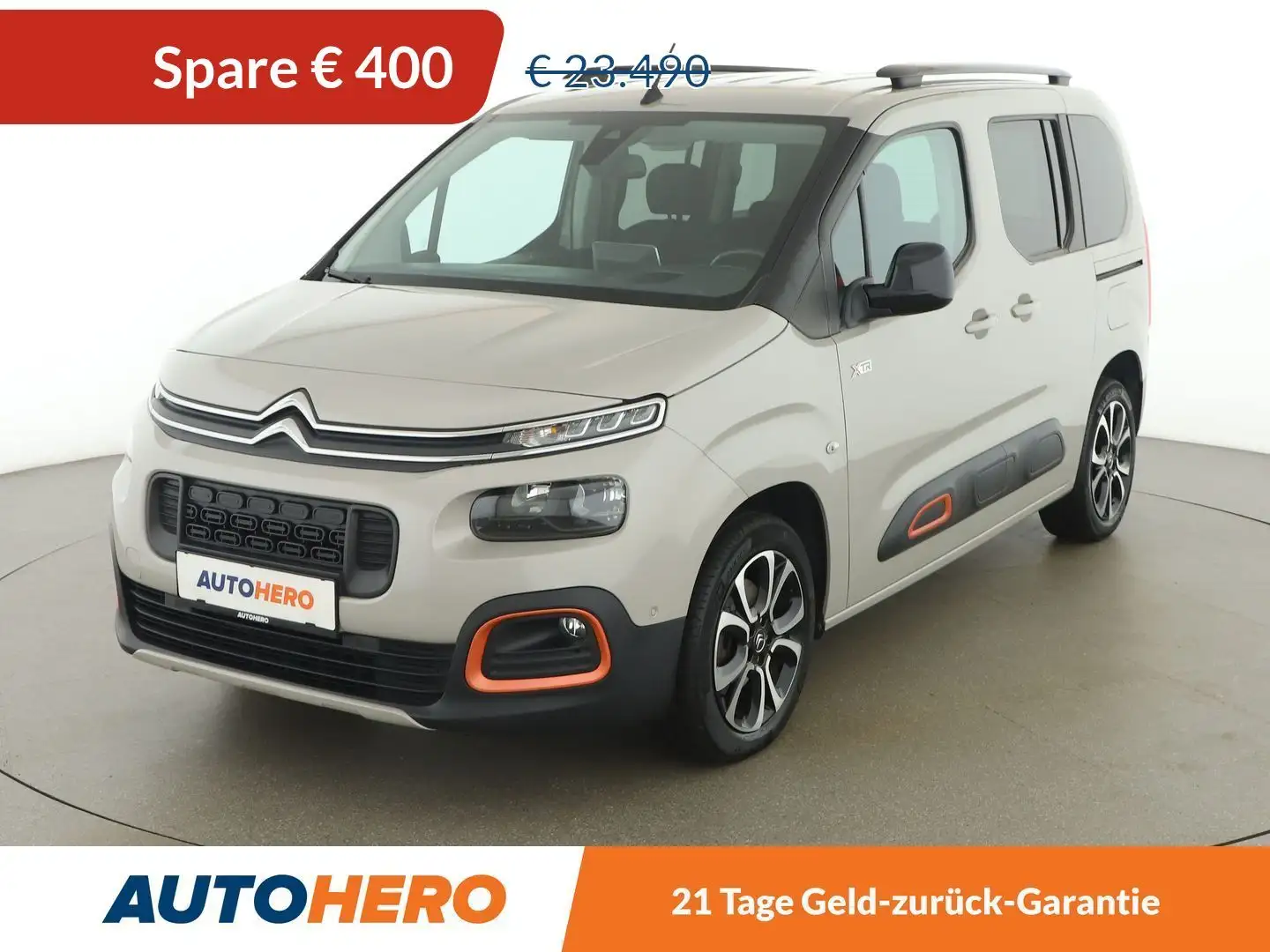 Citroen Berlingo 1.5 Blue-HDi Shine M Aut. *HUD*SPUR*STANDHZ* Gris - 1