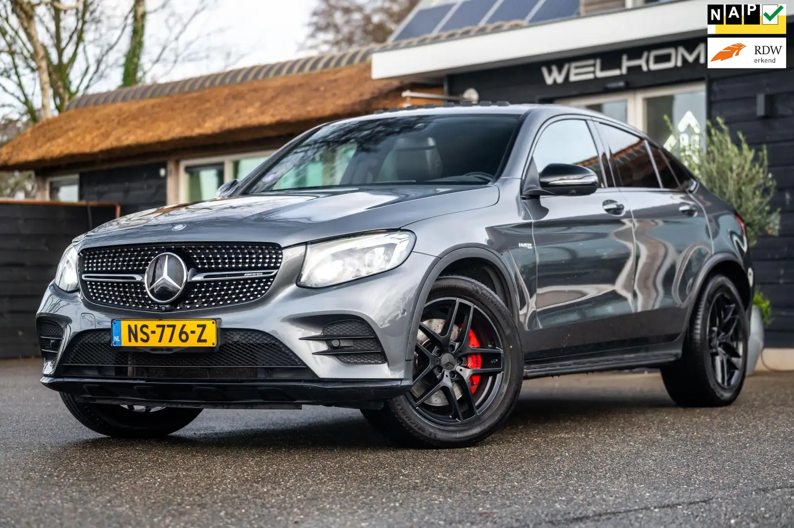 Mercedes-Benz GLC 43 AMG Coupé 4MATIC NL-Auto I NAP I Distronic I Burmester Gris - 1
