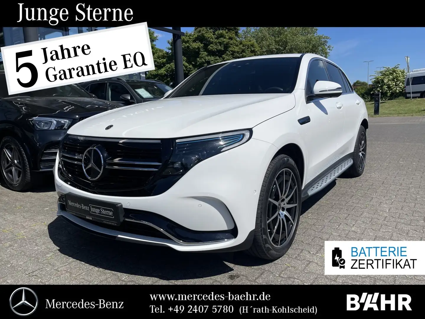 Mercedes-Benz EQC 400 EQC 400 4M AMG/MBUX-Navi/Multibeam/360°/LMR-20" Weiß - 1