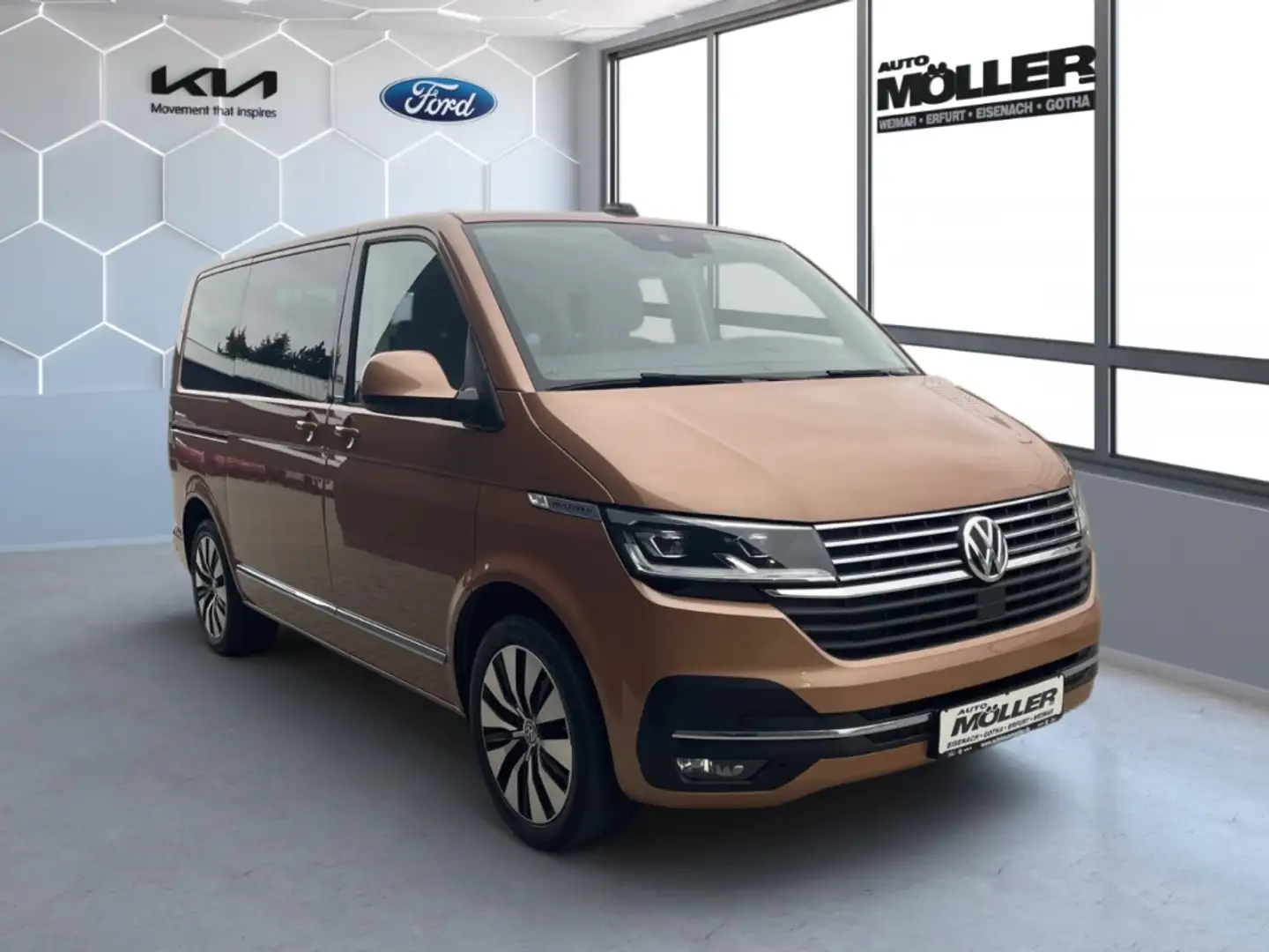 Volkswagen T6 Multivan 2.0L TDI Cruise AHK Standheizung AD AHK-abnehmbar Bronze - 2