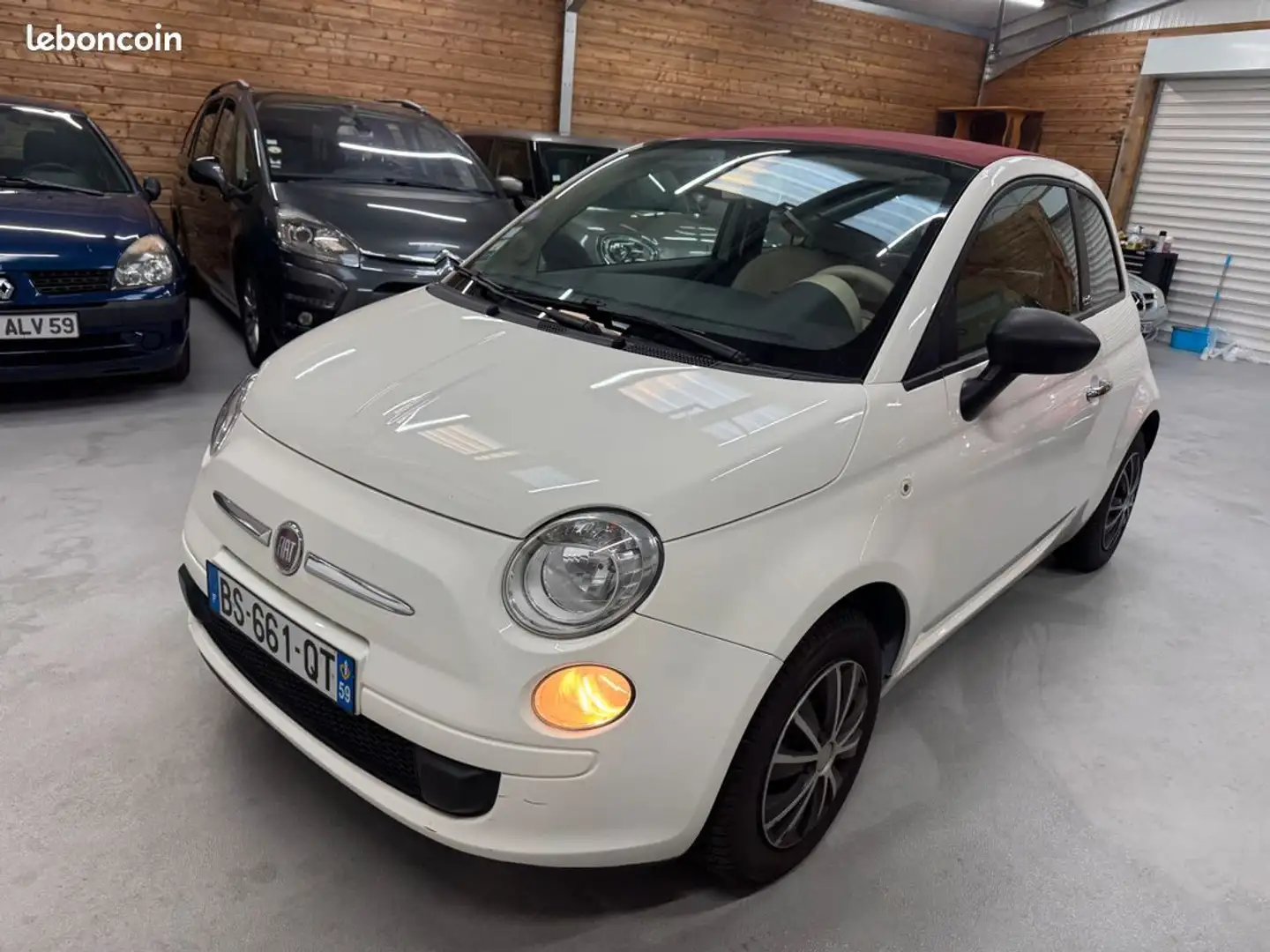 Fiat 500 500C 1.2 8v 69ch S&S Lounge garantie Blanc - 1