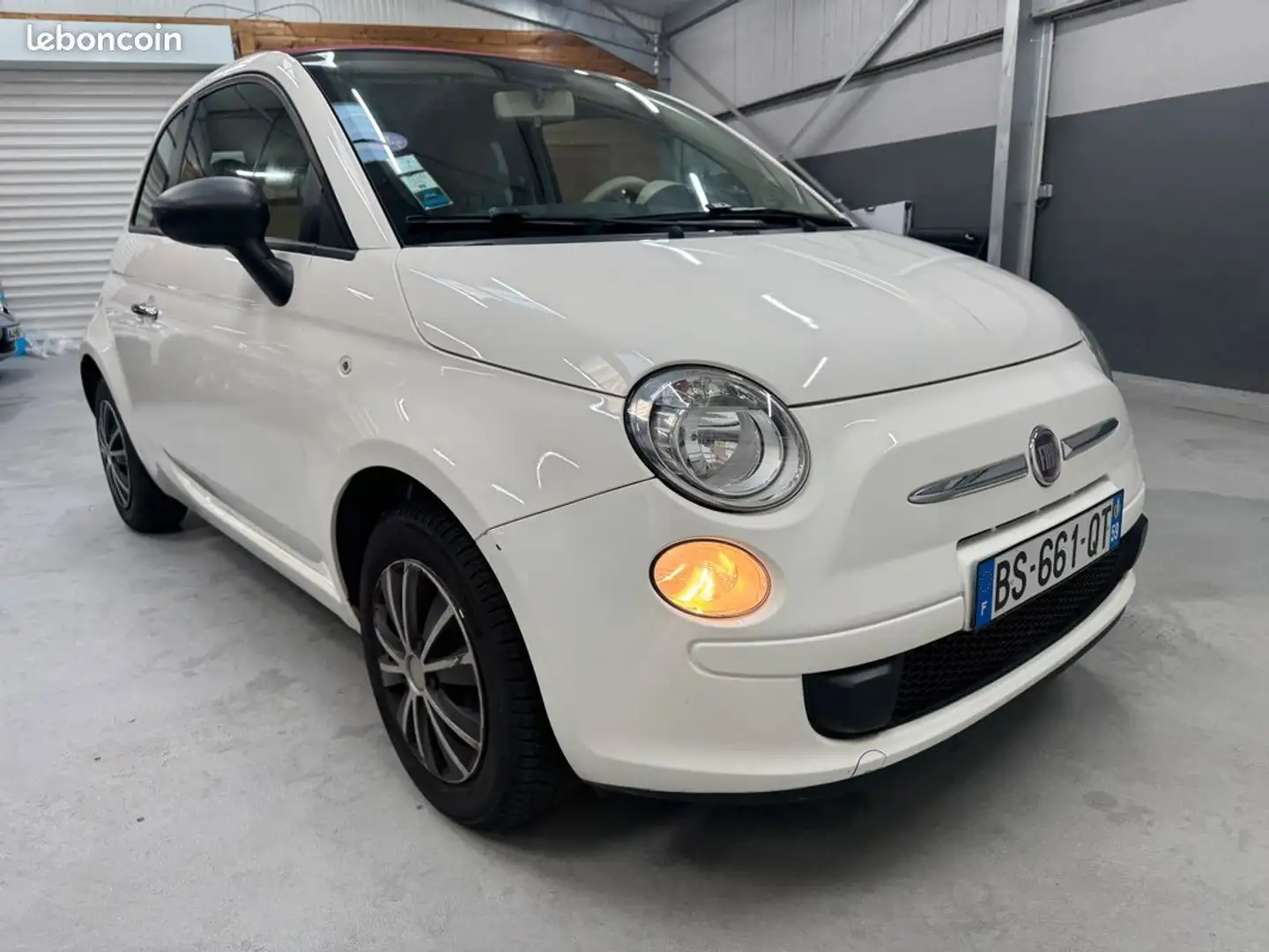 Fiat 500 500C 1.2 8v 69ch S&S Lounge garantie Blanc - 2