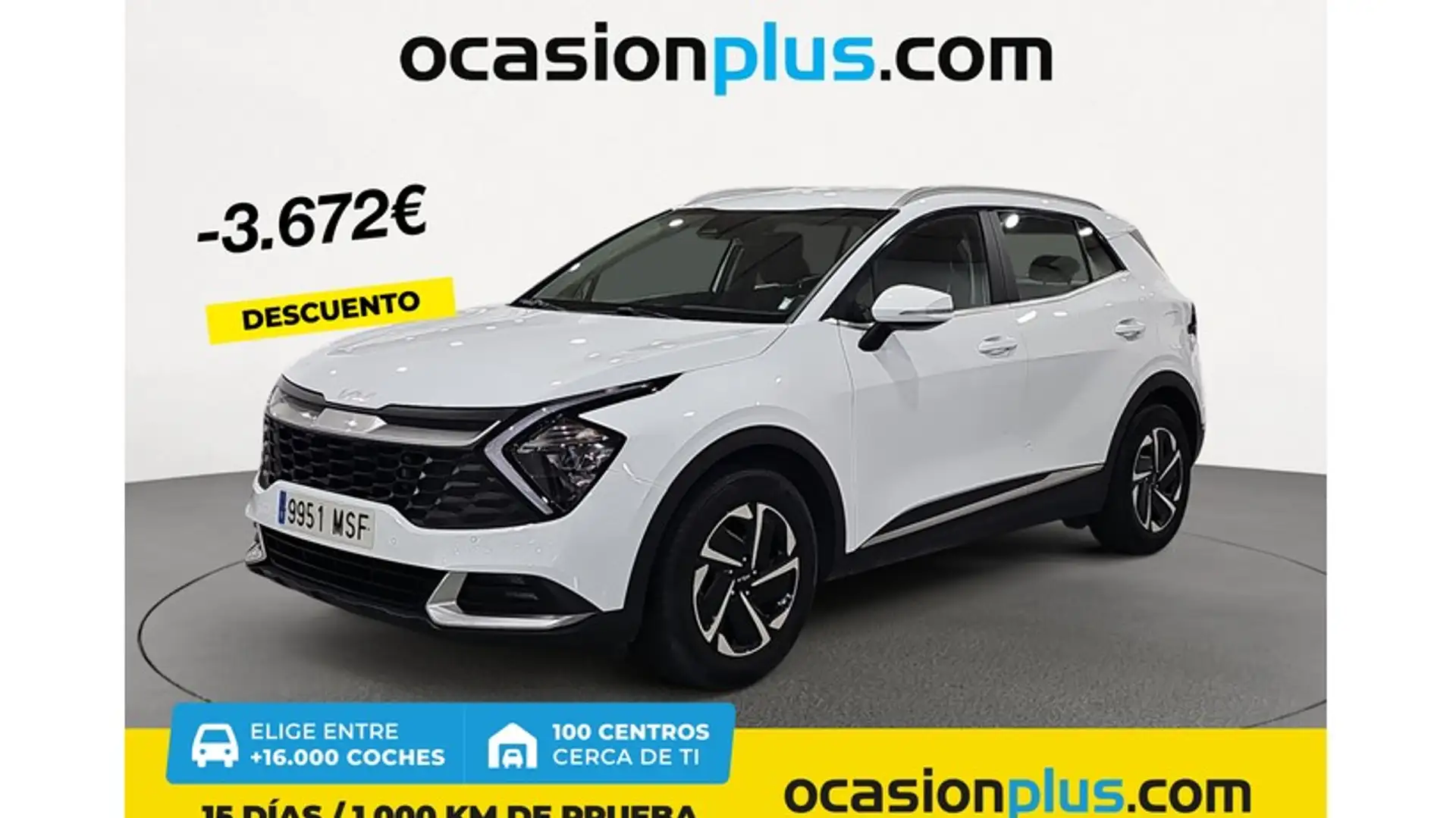 Kia Sportage 1.6 T-GDi MHEV Drive 150 Blanc - 1