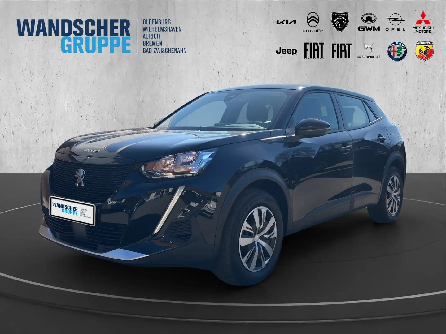 Peugeot 2008 Active e- Elektromotor 136 (e-) +SHZ+PDC Negro - 1