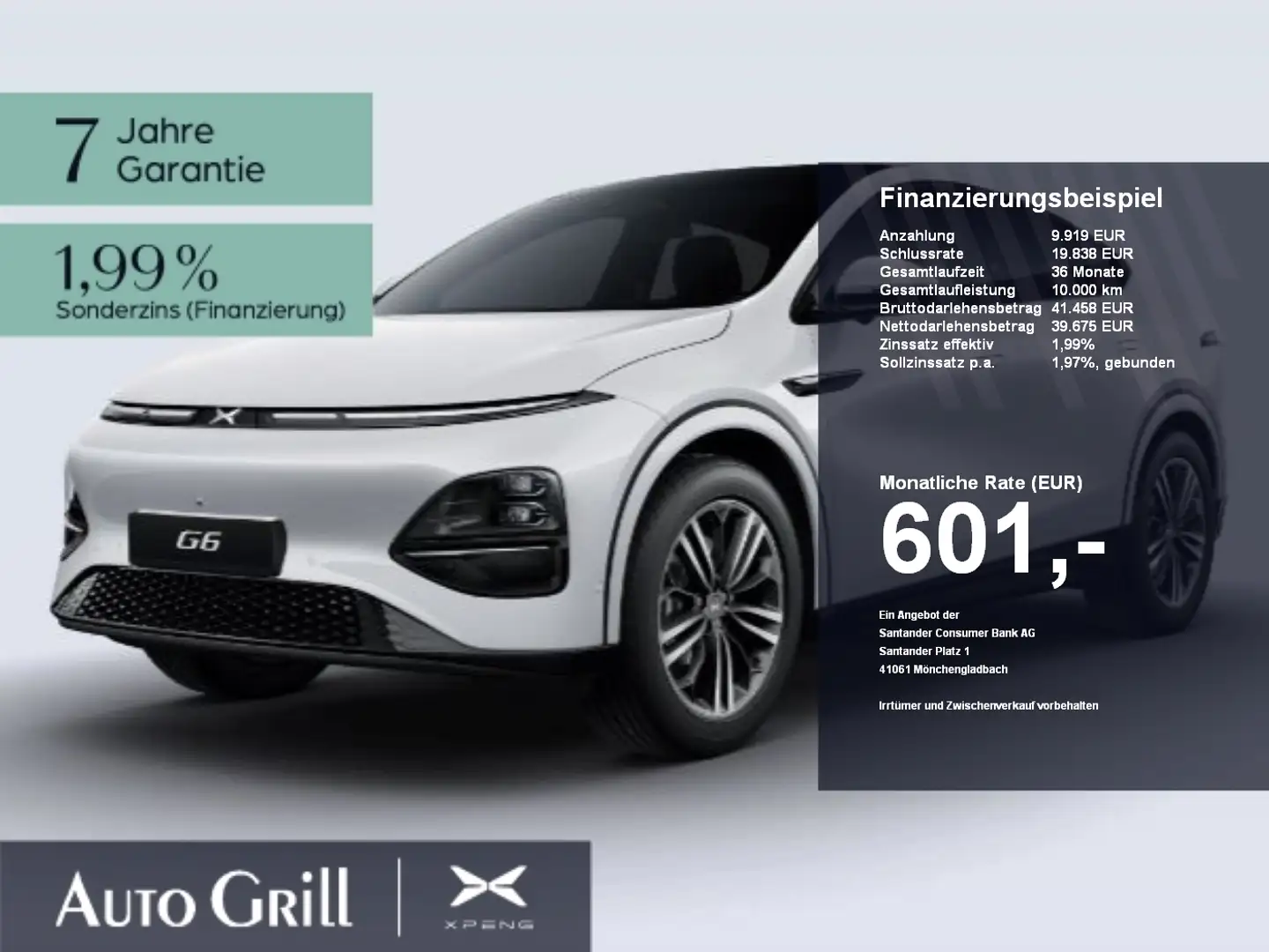 Xpeng G6 Performance AWD  AHK CarPlay 360Kam Pano ACC Wit - 1