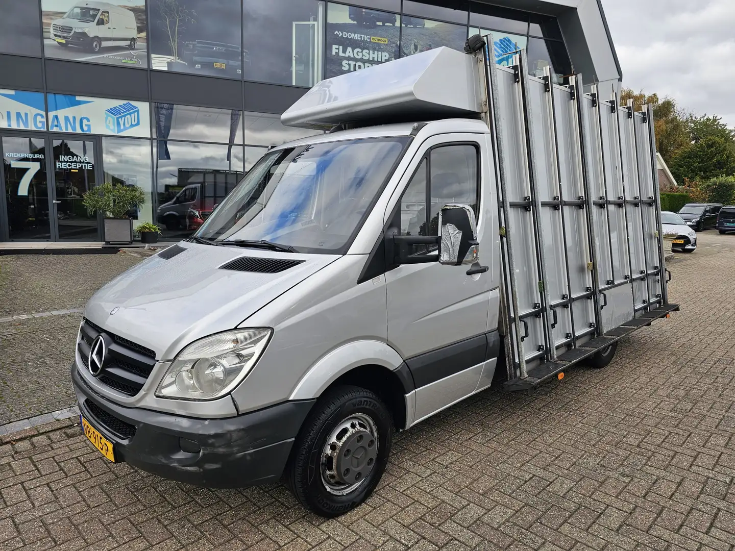 Mercedes-Benz Sprinter 516 CDI WB366 Automaat Glasresteel * NAP * Zilver - 1