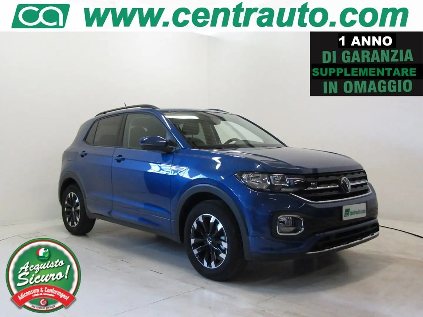 Volkswagen T-Cross 1.0 TSI Style BMT Manuale 5p * SOLO 4.907 KM * Blu/Azzurro - 1