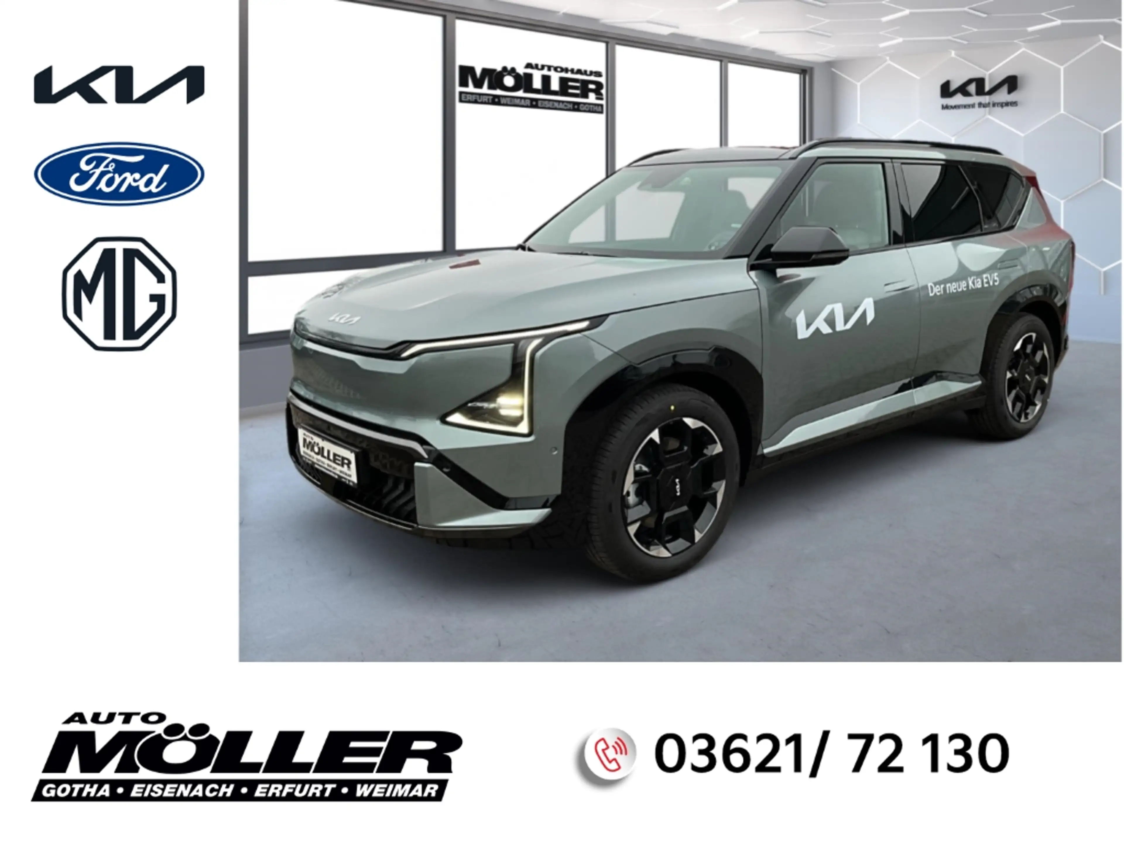 Kia EV5 195kW AWD GT-Line HUD Panodach Navi Memory Sitze S