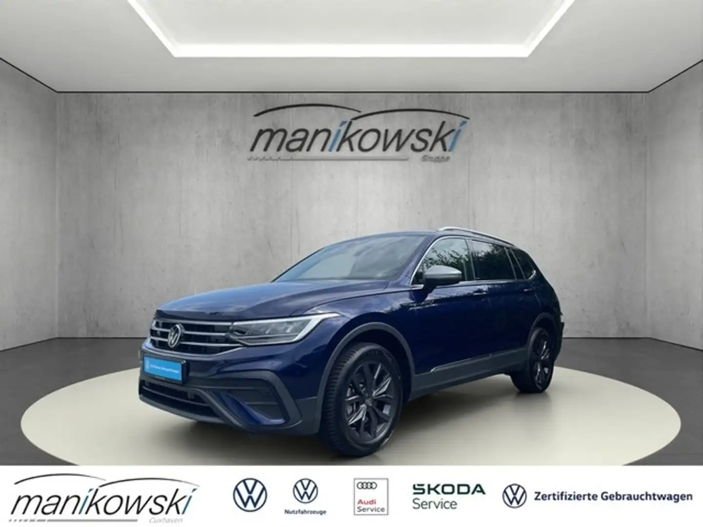 Volkswagen Tiguan Allspace 2.0TSI DSG 4Motion *Move*AHK+Keyless+Navi+BT+LED+R Blauw - 1