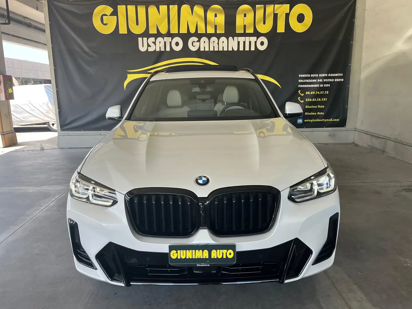 BMW X3 GARANZIA CASA MADRE - X3 4x4 Msport 20d 48V Bianco - 2