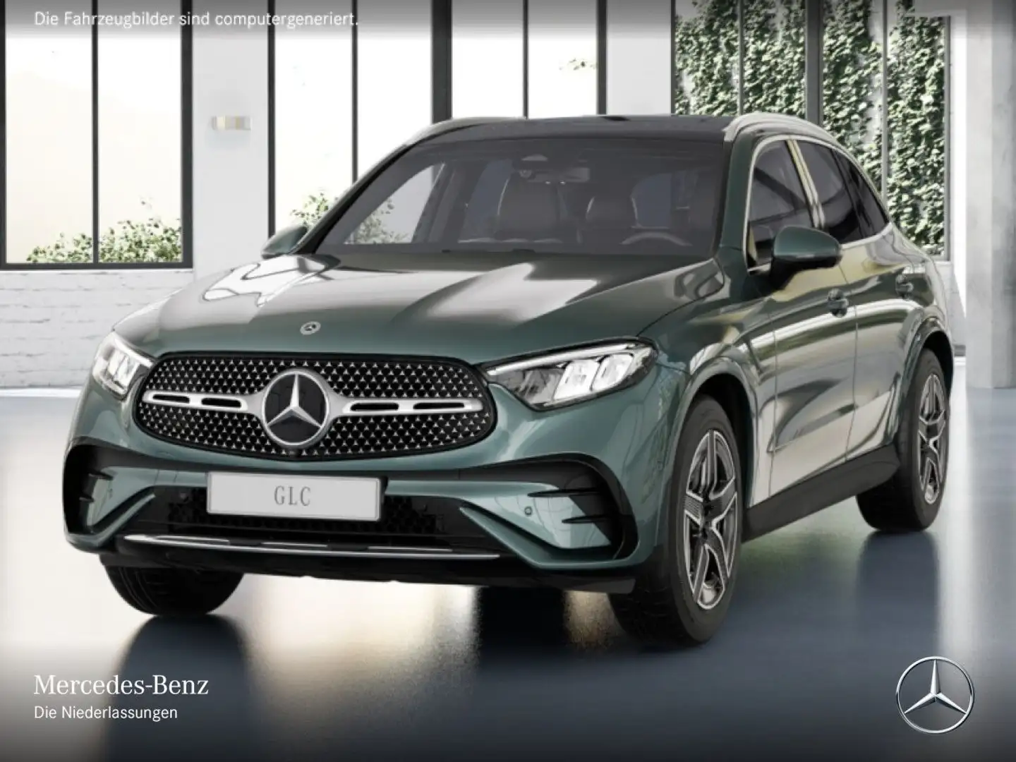 Mercedes-Benz GLC 220 d 4M AMG+PANO+360+AHK+LED+TOTW+KEYLESS+9G Zilver - 2
