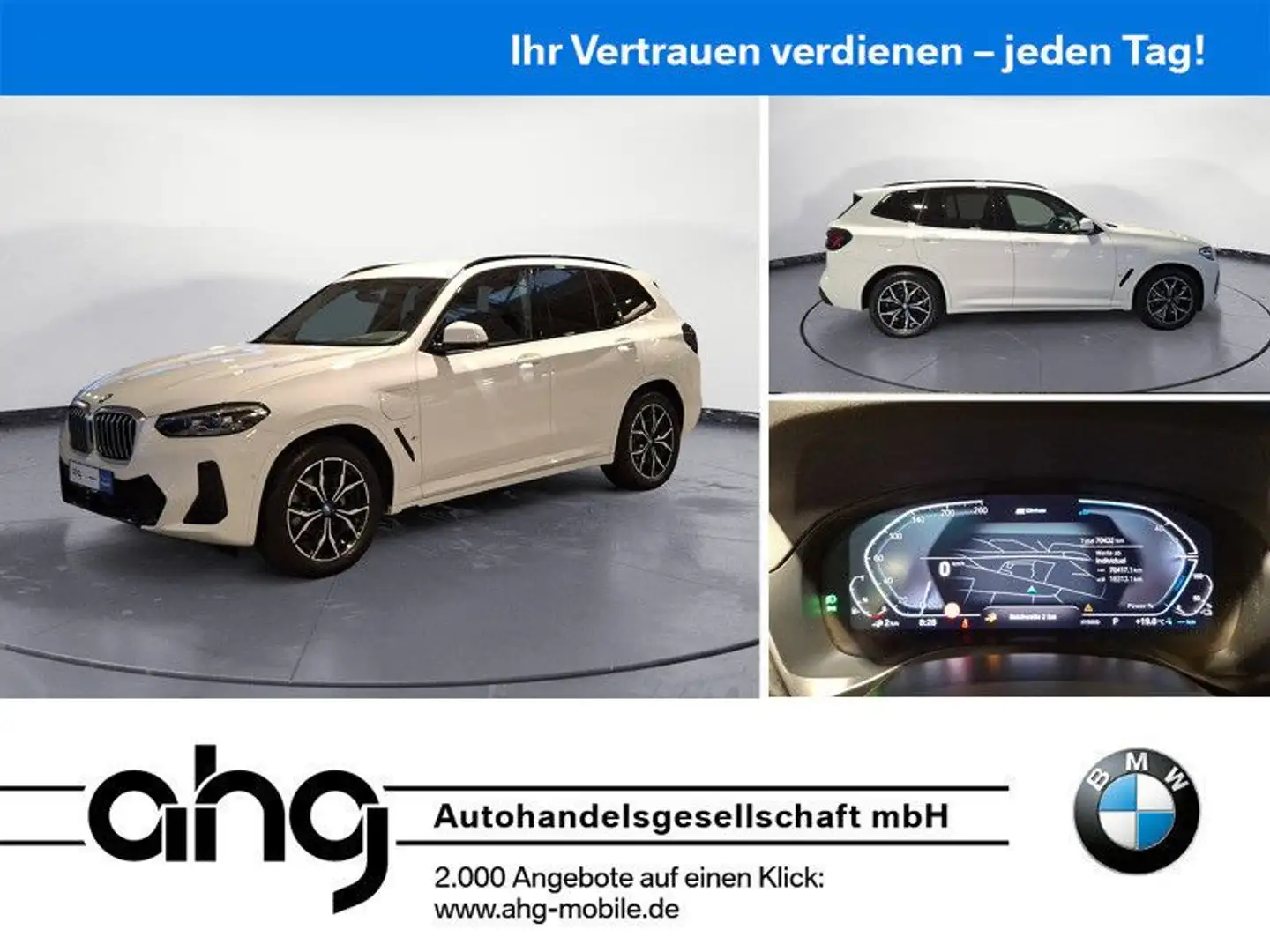 BMW X3 xDrive30e M Sport Head-Up Display AHK Weiß - 1
