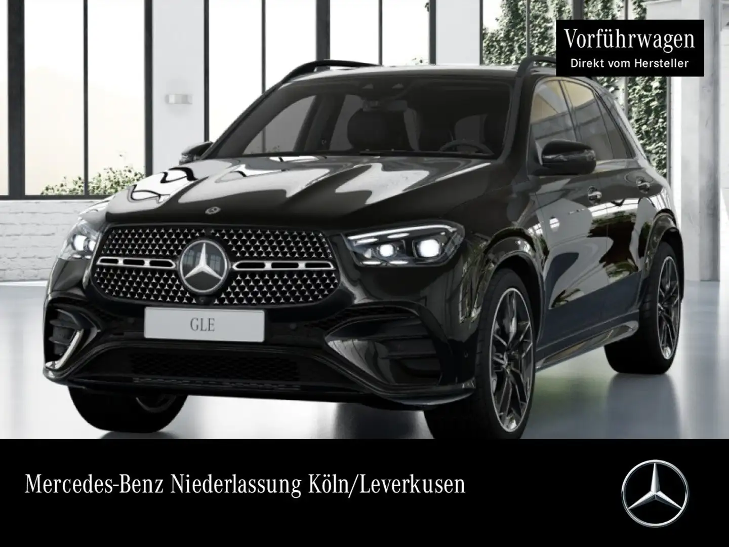 Mercedes-Benz GLE 450 4M AMG+NIGHT+PANO+360+AHK+MULTIBEAM+HUD+9G Schwarz - 1
