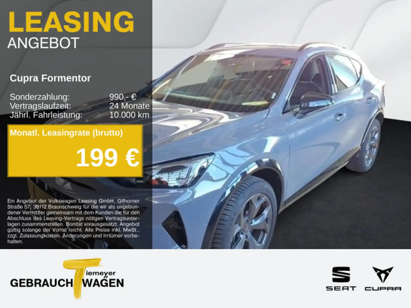 CUPRA Formentor 1.5 eTSI DSG SIDE-ASSIST 360° eKLAPPE Grau - 1