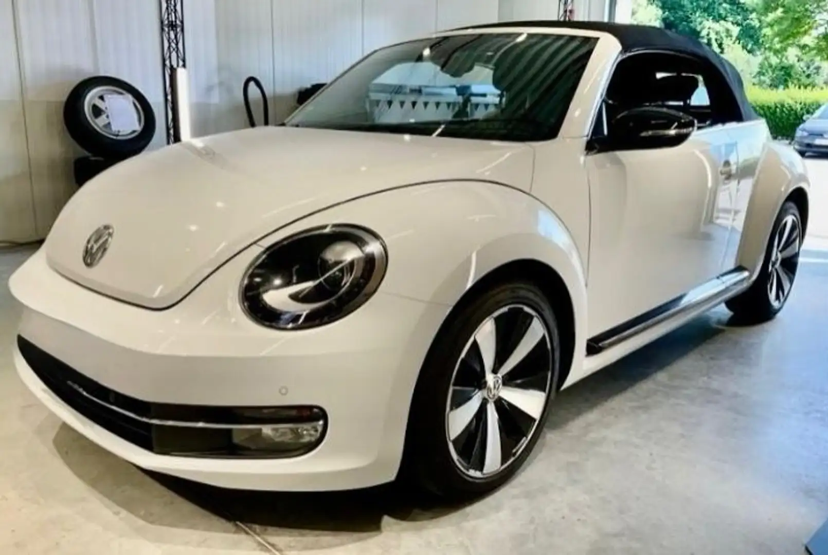 Volkswagen Maggiolino Cabrio R-CUP 1.4 TFSI 160CV DSG NAVY UNICO PROPRIE Bianco - 1
