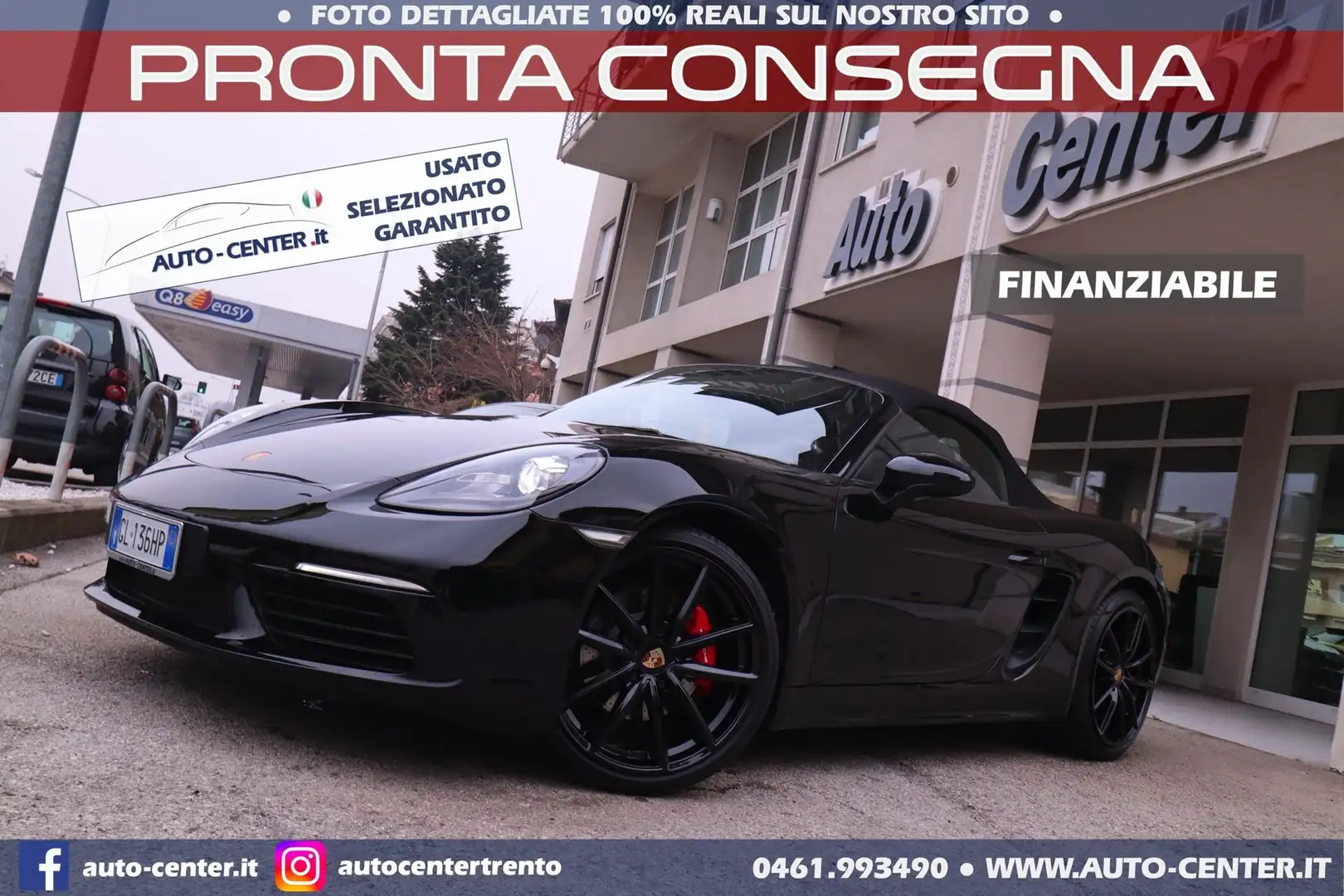 Porsche 718 Spyder 718 Boxster 2.0 MANUALE *111 PUNTI Nero - 1