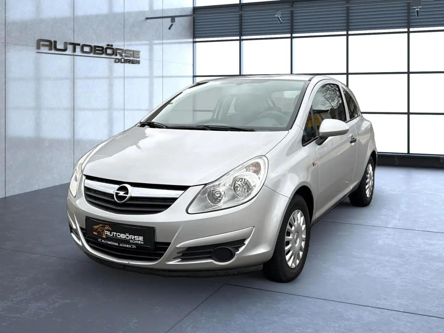 Opel Corsa D 1.0l HU neu/Service neu/Steuerkette neu Silber - 2
