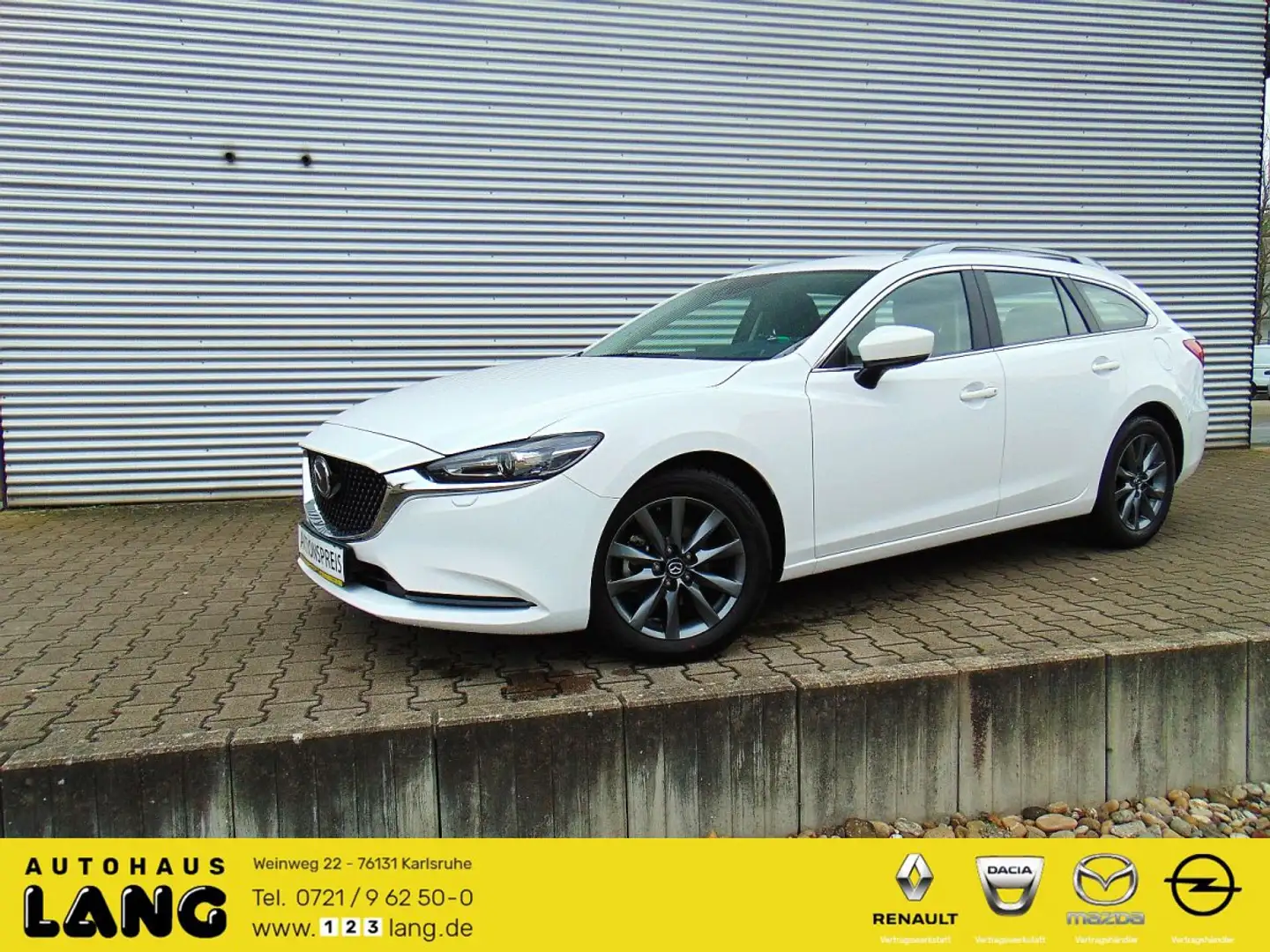 Mazda 6 2.0 SKYACTIV-G 145  (EURO 6d) Prime-Line KLIMA NAV Weiß - 1