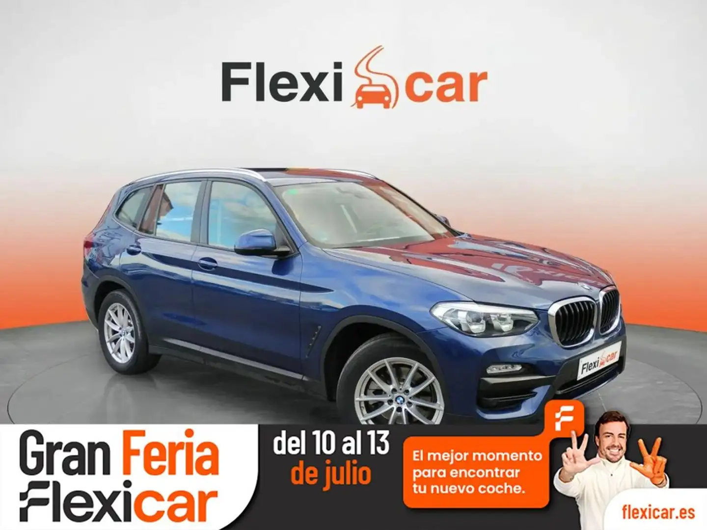 BMW X3 sDrive 18dA Azul - 1