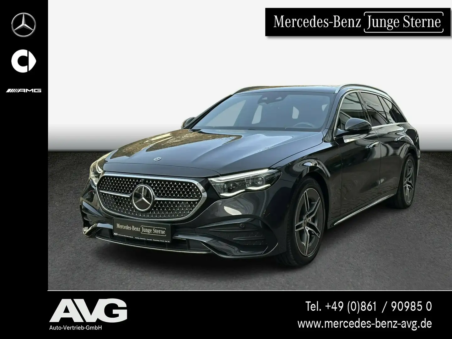 Mercedes-Benz E 450 E 450 4M T AMG-Premium Superscreen Burm AHK StdH Grau - 1