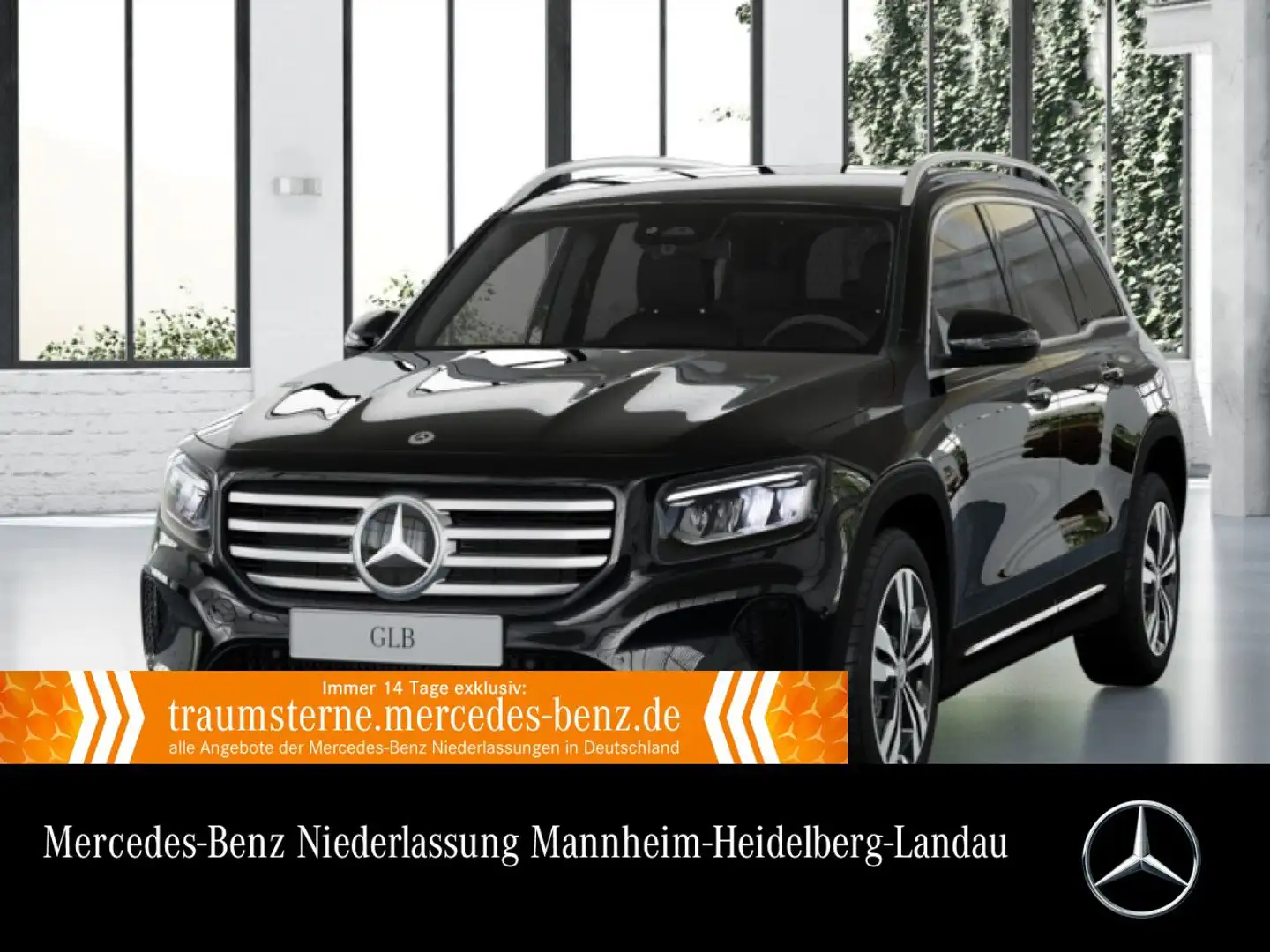 Mercedes-Benz GLB 200 PROGRESSIVE+AHK+LED+KAMERA+KEYLESS+7G Schwarz - 1
