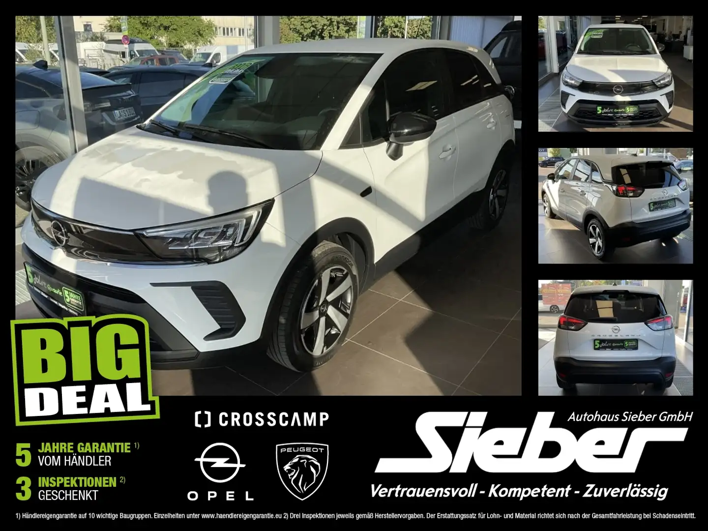 Opel Crossland 1.2 Edition TEMPOMAT*DAB*CARPLAY Wit - 1