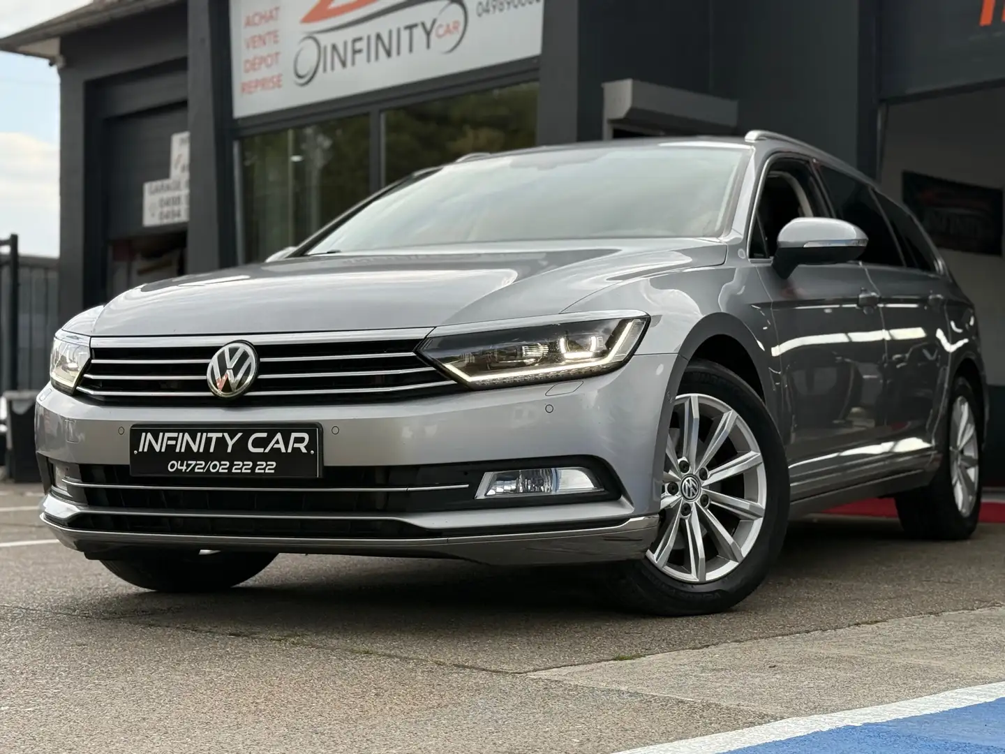 Volkswagen Passat Variant SW 2.0 CR TDi Highline Business Grey - 2