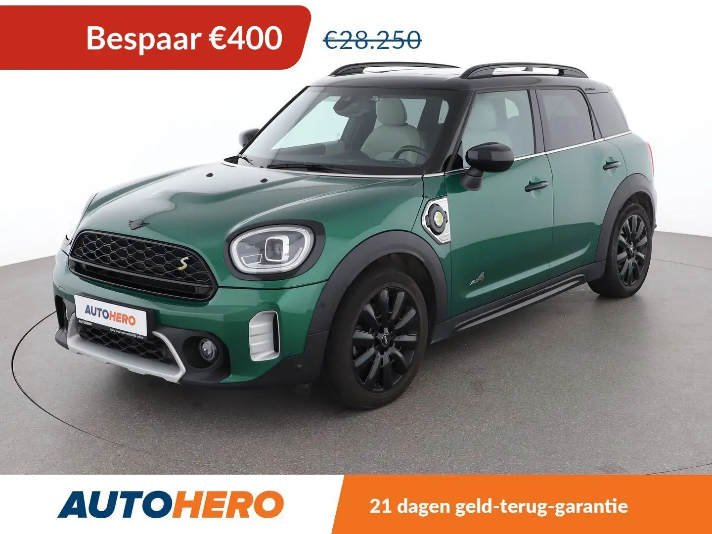 MINI Cooper SE Countryman Cooper S E Hybrid ALL4 John Cooper Works Trim Groen - 1