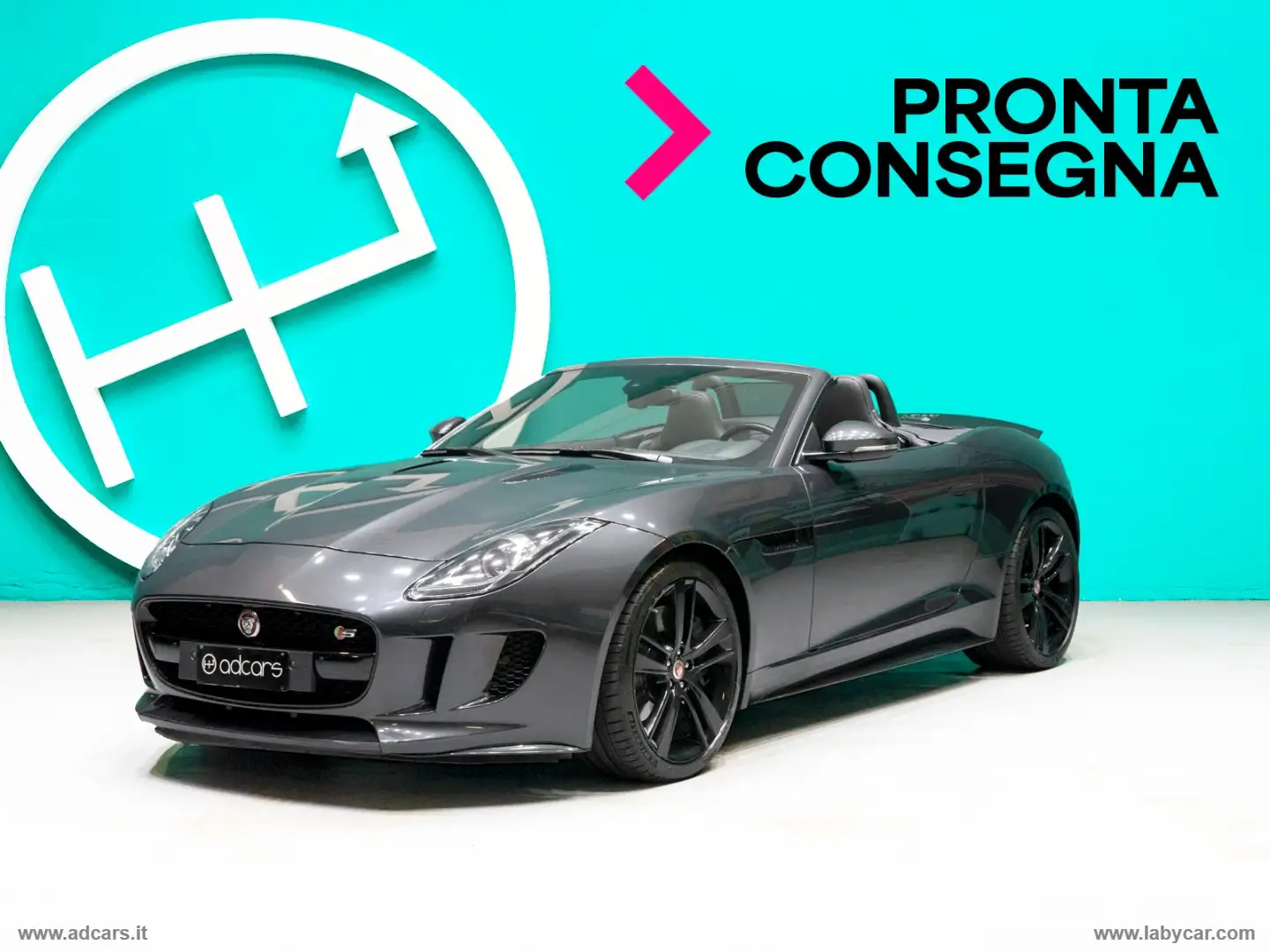 Jaguar F-Type 3.0 V6 380CV aut. Conv. R-Dynamic CABRIO, CAMBIO A Nero - 1