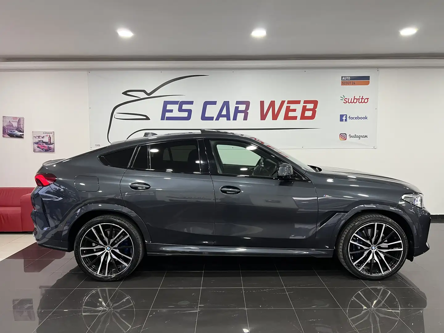 BMW X6 XDrive30d MSport auto 265 cv Grigio - 2